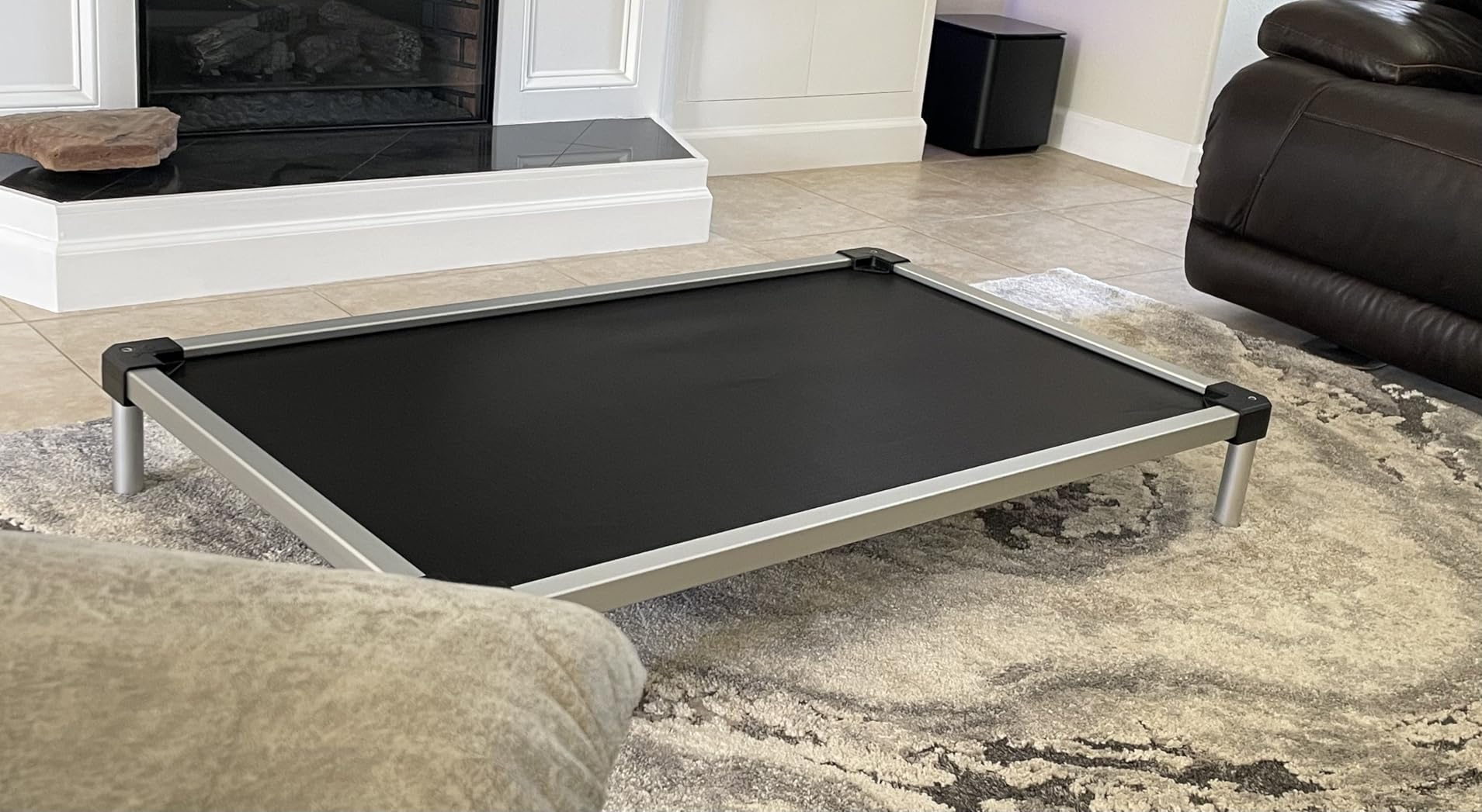FXW TitanNest Cooling Chew-Proof Elevated Dog Bed for Large Dogs | Easy to Clean, Pre-assembly Raised Cot, Indoor/Outdoor/Camping, 47 x 29 x 7.3in customer photo 1