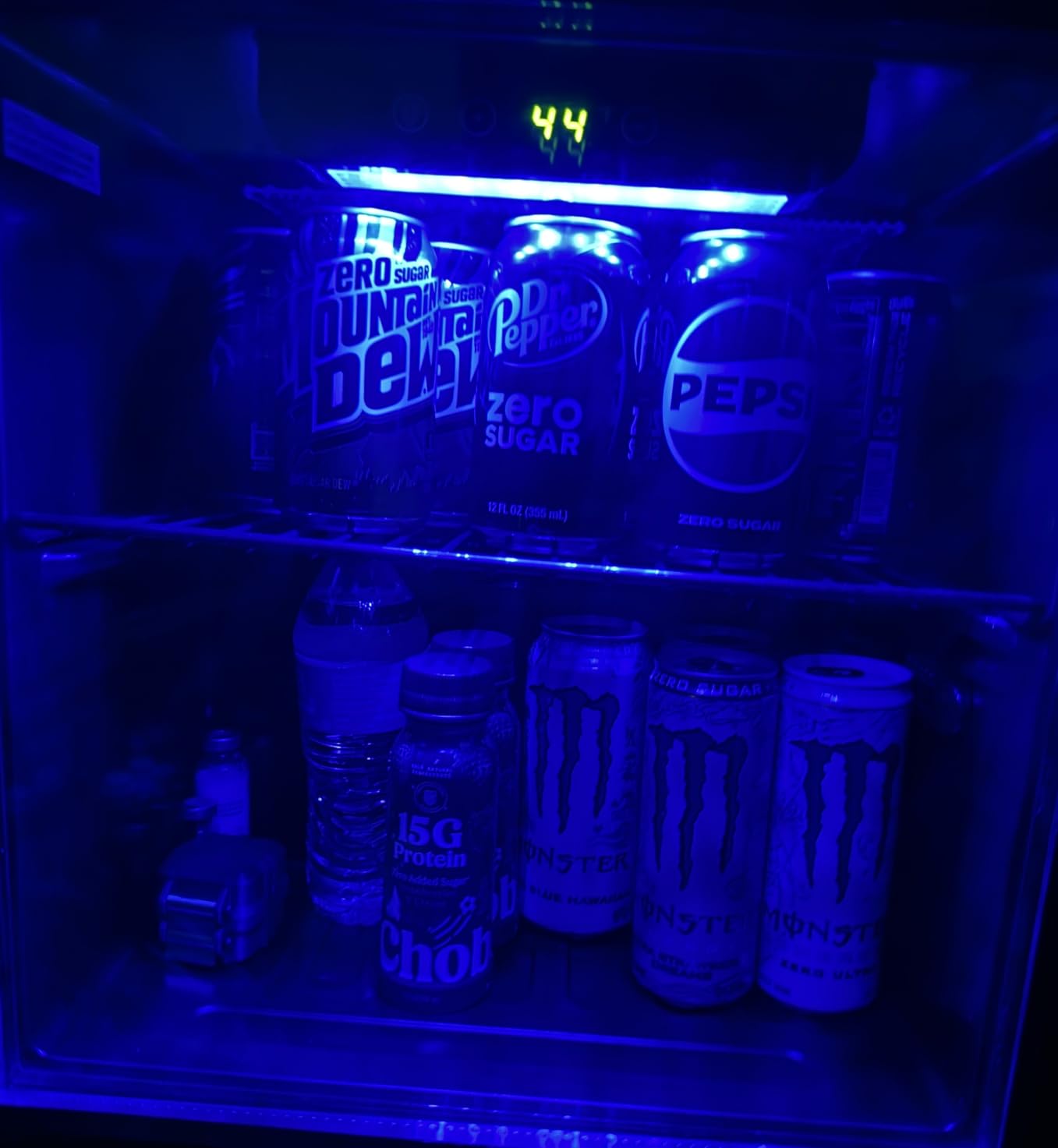 Feelfunn 24 Cans Beverage Refrigerator Cooler - Mini Fridge with Digital Temperature Control, Soda Wine Beer Drink Fridge - Small Refrigerator for Office Home Bedroom Dorm Bar, Black customer photo 2
