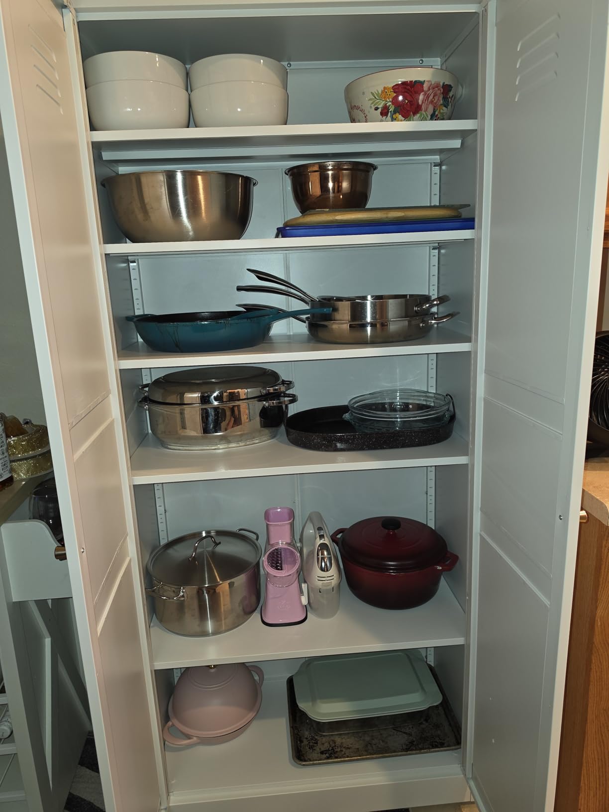 Yizosh Metal Pantry Cabinet, 75