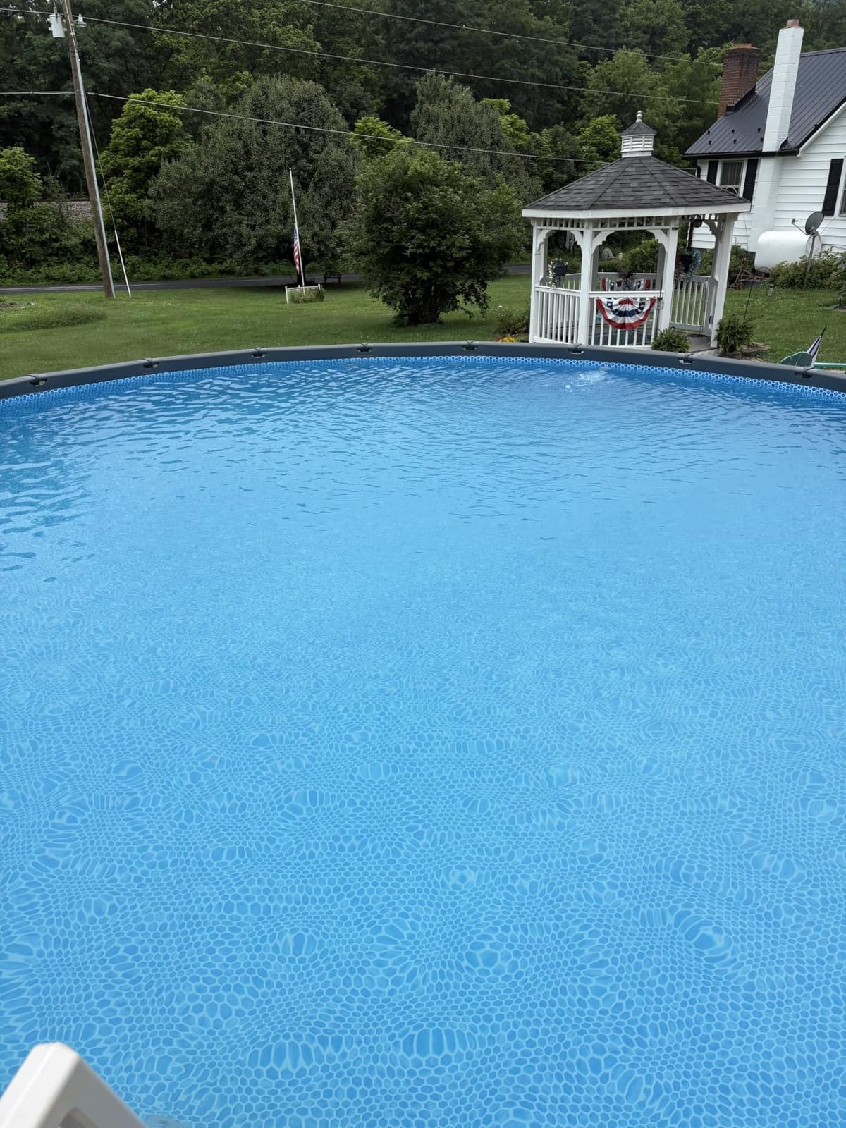 INTEX Ultra XTR 24ft x 52in Round Above Ground Swimming Pool Set w/Pump | 26339EP - 2100 GPH Sand Filter Pump, Ladder, Pool Cover & Ground Cloth Included - Strong Galvanized Steel Frame customer photo 1