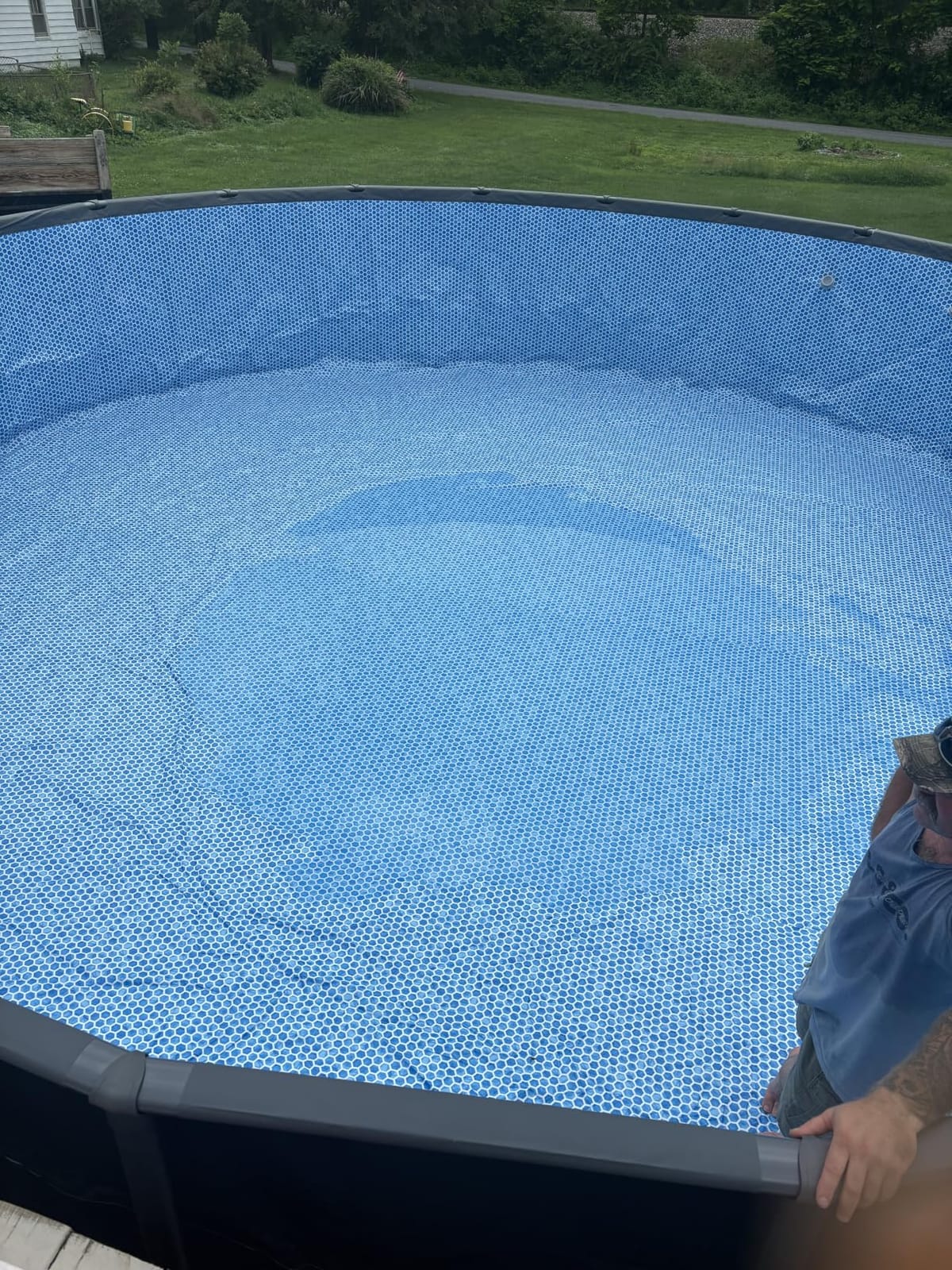 INTEX Ultra XTR 18ft x 52in Round Above Ground Swimming Pool Set w/Pump | 26329EP - 2100 GPH Sand Filter Pump, Ladder, Pool Cover & Ground Cloth Included - Strong Galvanized Steel Frame customer photo 1