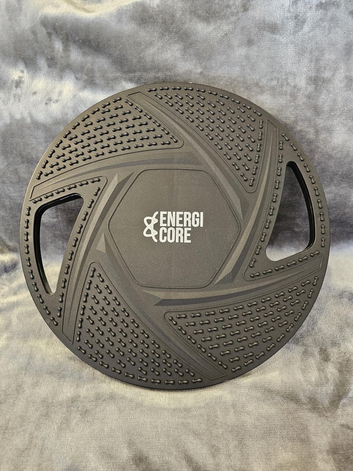 Energi Core Balance Board for Standing Desk and Core Workout - Anti-Slip Surface - Black, Green customer photo 2