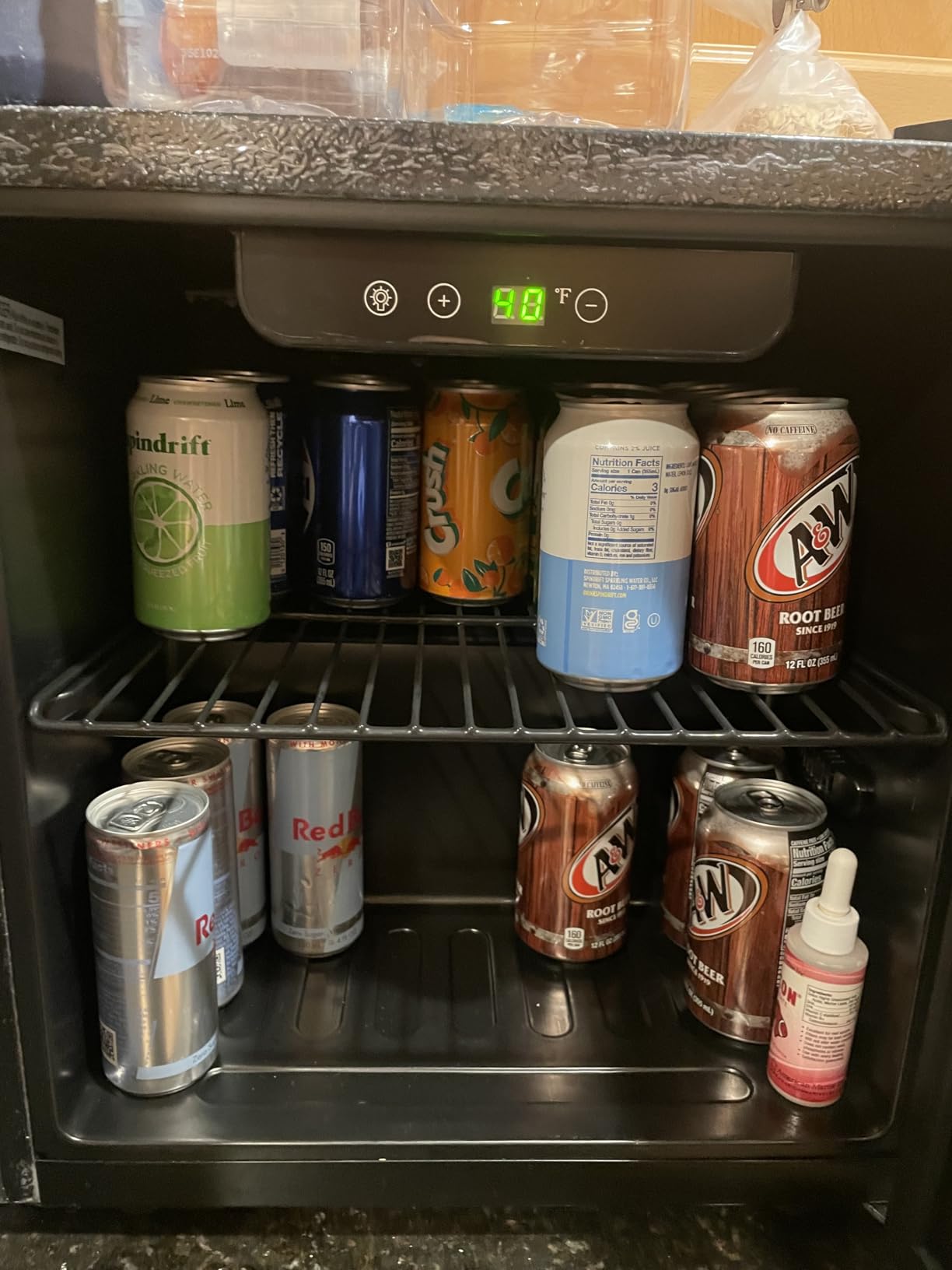 Beverage Refrigerator, 50 Cans Commercial Mini Fridge Cooler, 1.3 Cu.ft with Glass Door, Adjustable Shelves, Digital Temperature Freestanding Small Drink Fridge Soda Beer or Wine for Home Dorm Bar customer photo 2