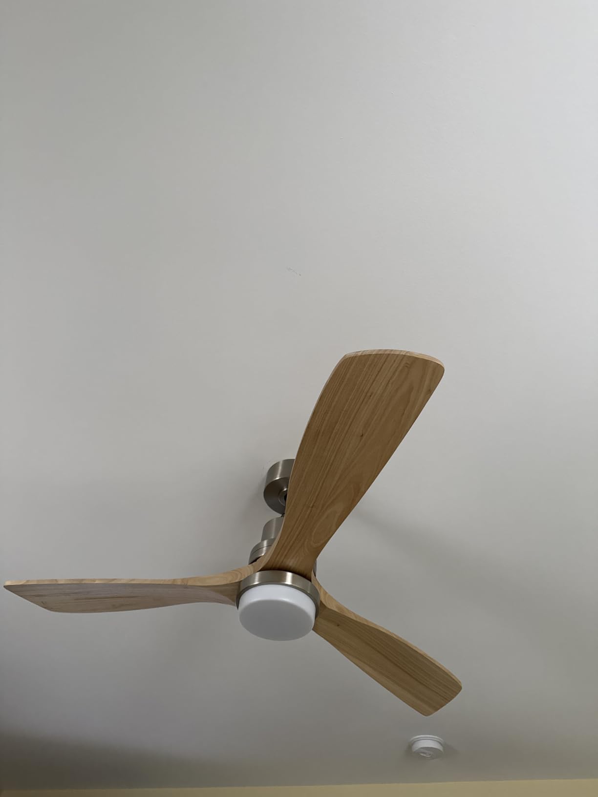 Sofucor 52 Inch Smart Wood Ceiling Fans with Lights and Remote, APP Control | Work with Alexa/Google, Modern, Quiet Reversible DC Motor, 3CCT Dimmable, Indoor/Outdoor/Bedroom/Living Room/Patio, Brown customer photo 1