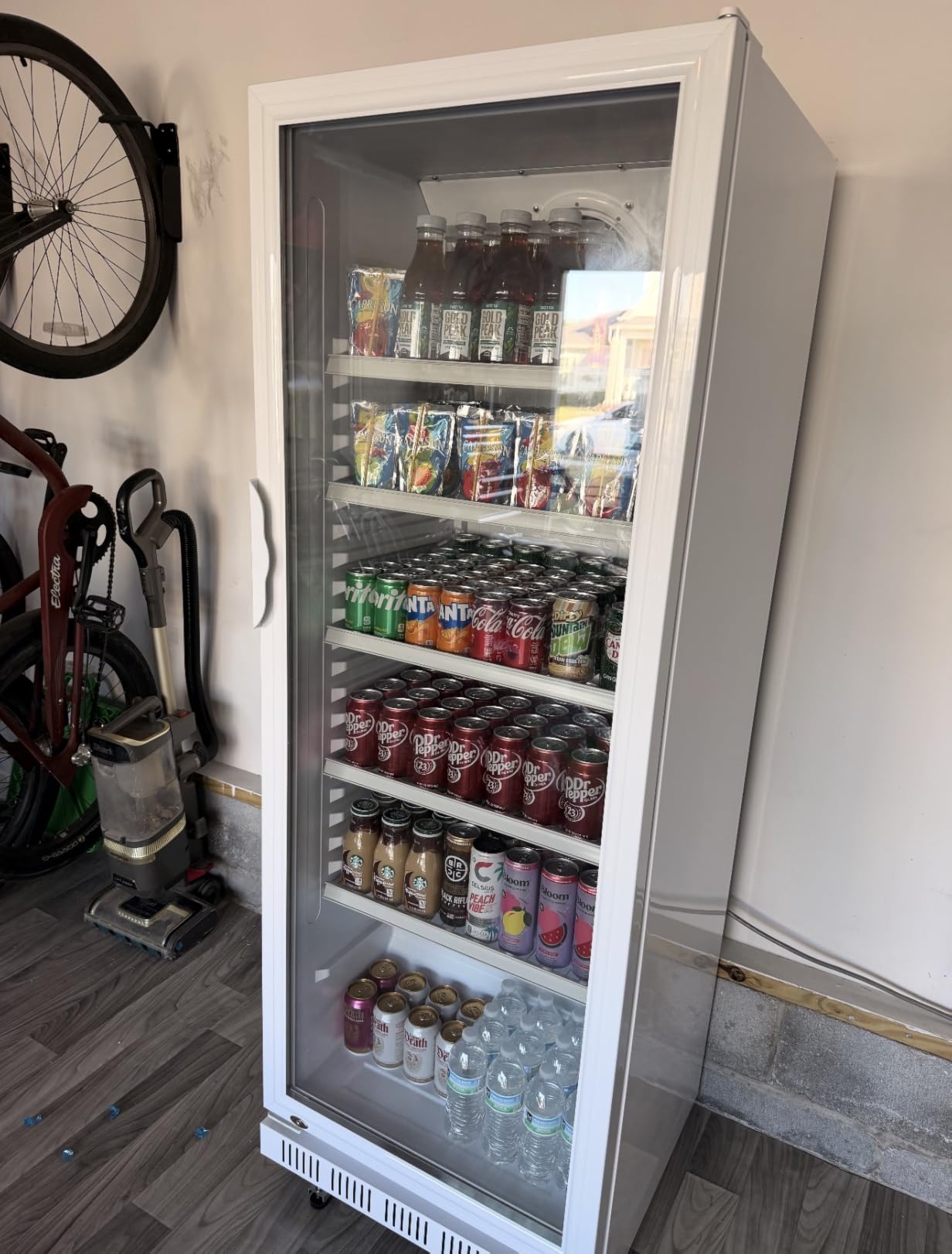 Tylza 8 Bottles Wine Fridge, Wine Cellar with Low-E Tempered Glass Door, LED Touchscreen, Frost Free, No Vibration, Wine Cooler Refrigerator for Red, White, Champagne or Sparkling Wine, Black customer photo 2