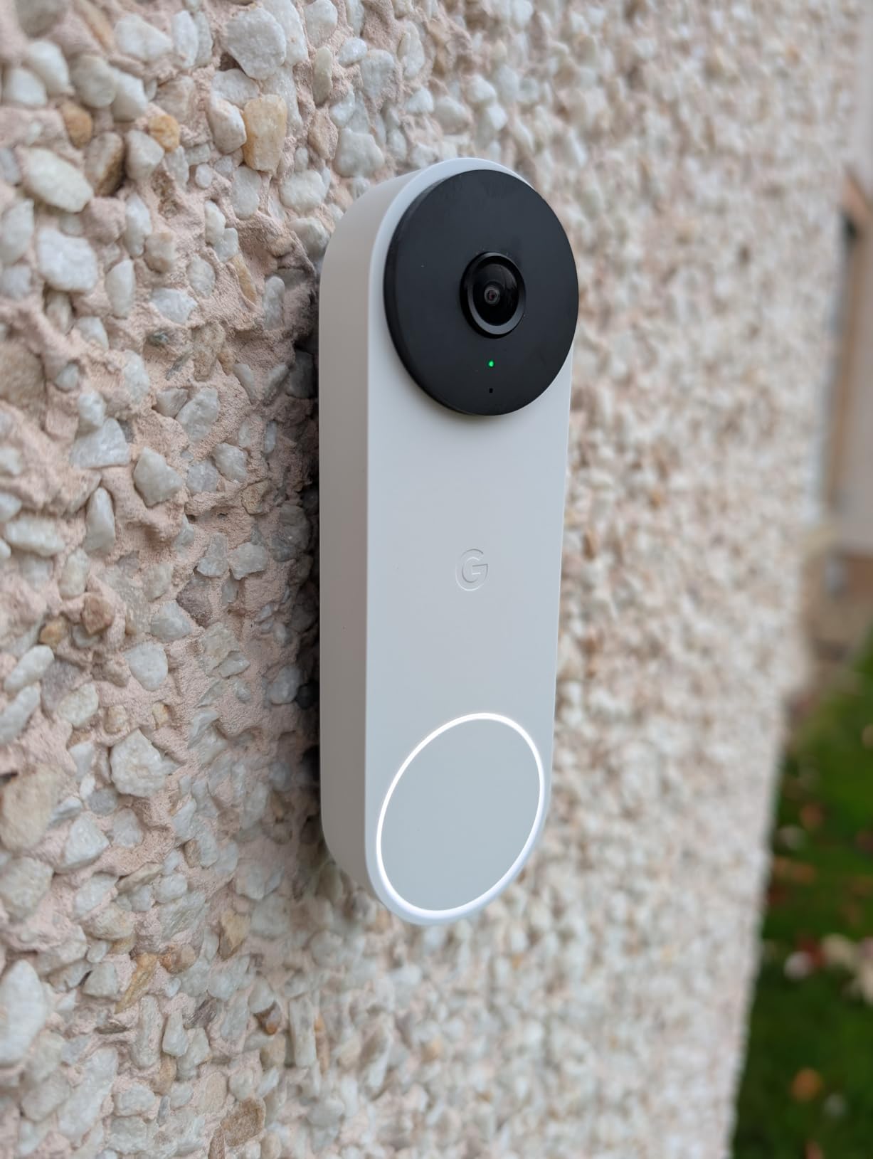 Google Nest Doorbell (Wired, 3rd Gen) - 2K Video, Live View - 2025 - Snow | Video doorbell, 2K HDR, intelligent alerts, color night vision, 2-way audio, works with Google Home & Gemini customer photo 1