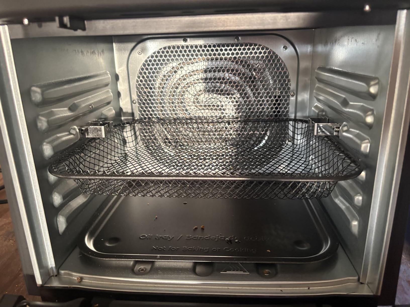 13 QT Large Air Fryer Toaster Oven Combo with Rotisserie 12-in-1 | Dual Viewing Windows Rotisserie Dehydrator Convection Rapid Cooking 8 Accessories Home & Commercial Black customer photo 1