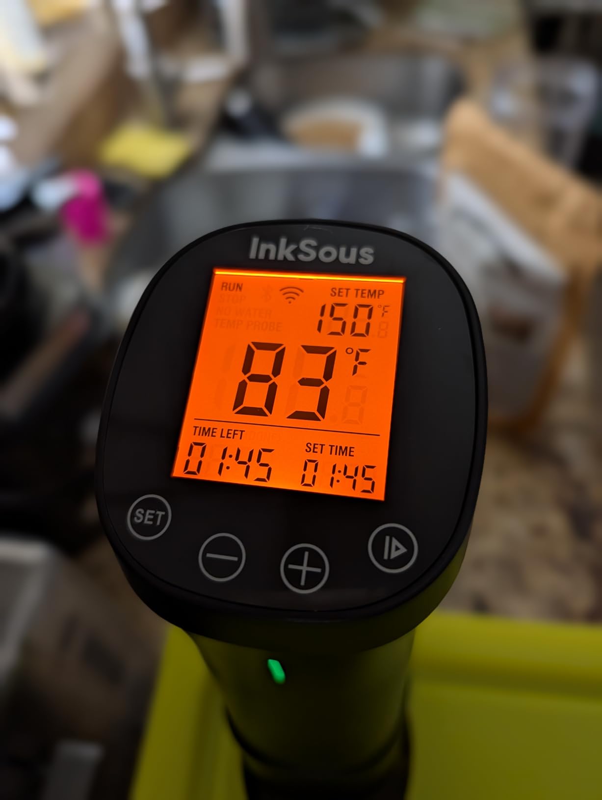 Sous Vide Cooker WiFi 2.4G, 1000W Sous Vide Machine ISSV-200-W with APP 18 Recipes, Timer Alarm, 1°F Precision, Calibration, Ultra-Quiet Thermal Immersion Circulator APP-Controlled customer photo 1