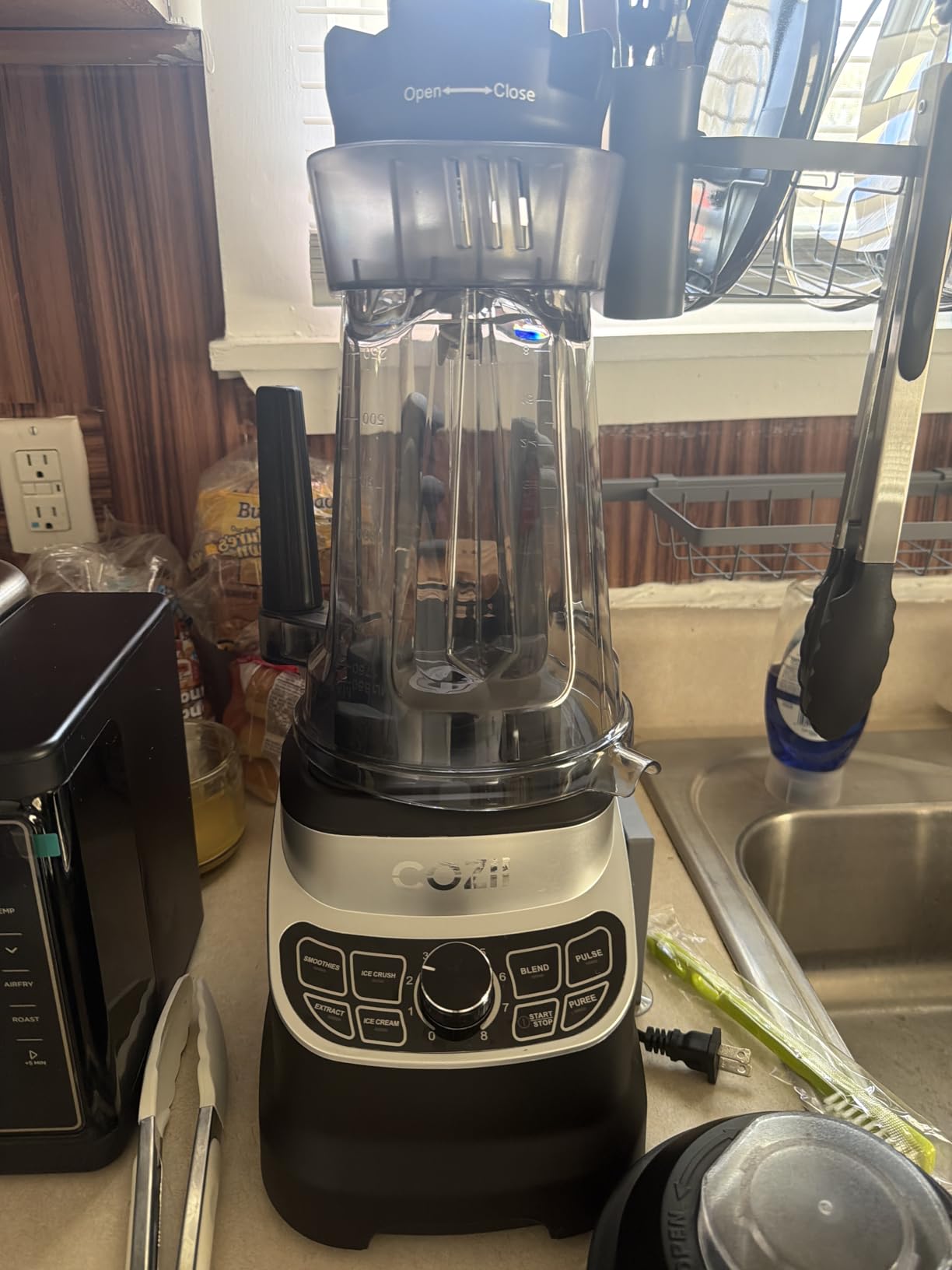 COZII Professional Blender 2000W, 64oz Countertop Smoothie Blender-21oz Cup | 7 Presets Blenders for Kitchen, Nut Butter, 8 Speeds, Dishwasher Safe customer photo 2