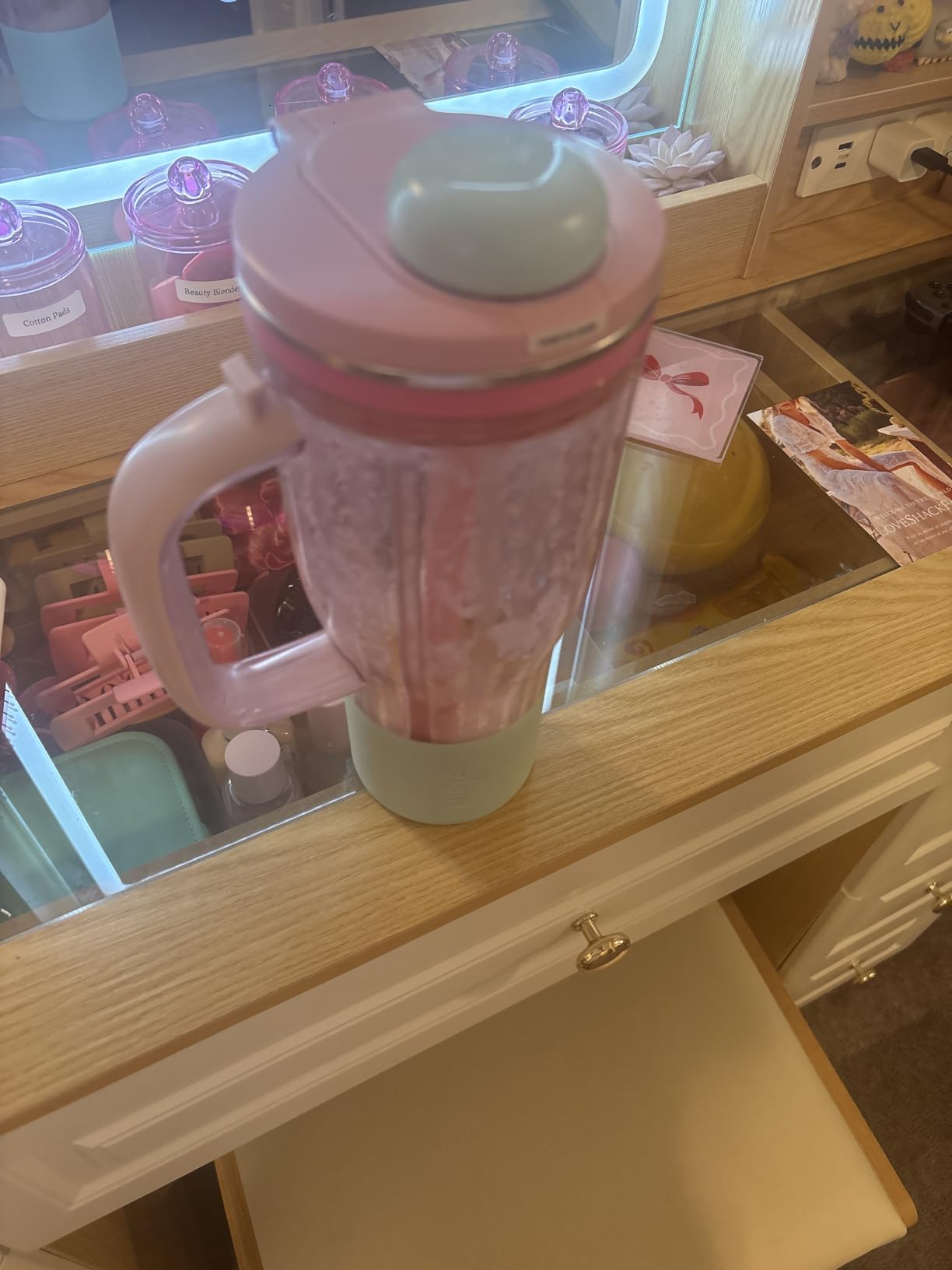 BlendBOSS Personal Blender, 26oz Tumbler, 1200PW, Stone Mint, DB351ST customer photo 1