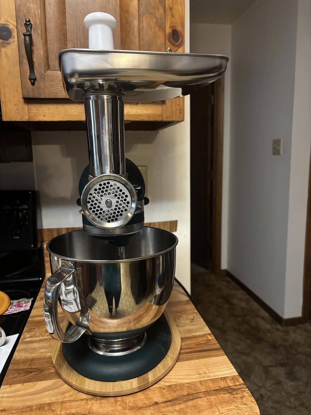 Durable Meat Grinder & Slicer Shredder Attachments Set for Kitchenaid Mixers, Dishwasher Safe Stainless Steel Packs with Cheese Grater & Sausage Stuffer Accessories customer photo 2