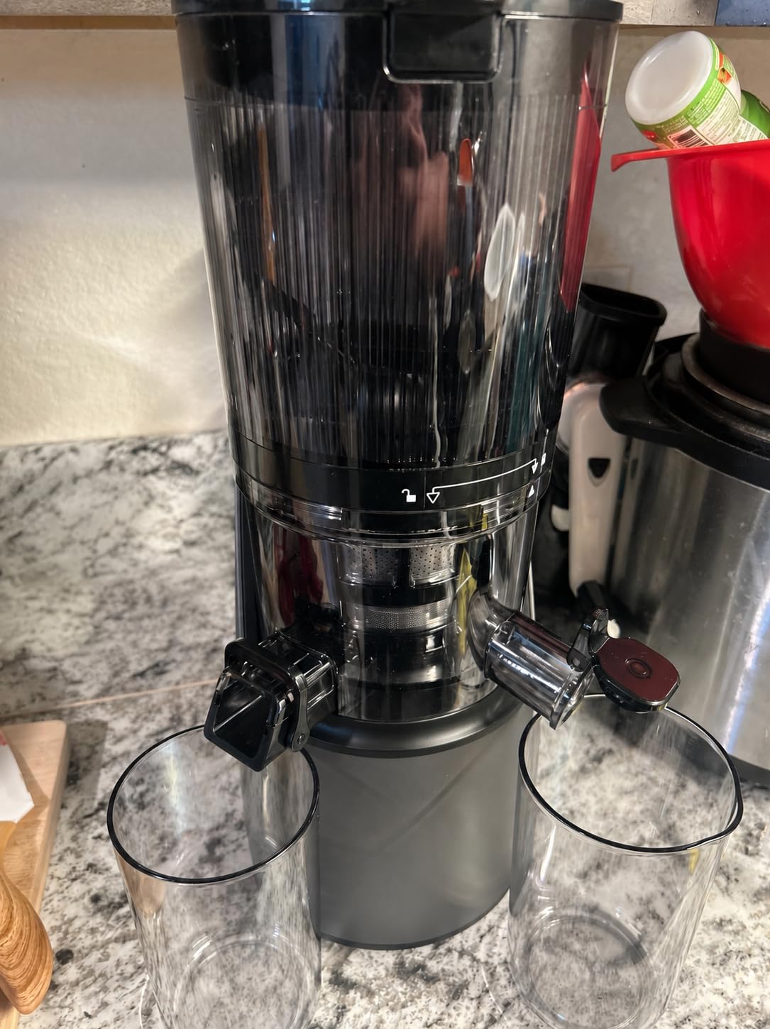 EanOruus Juicer Machines, 3-in-1 Cold Press Juicer, Premium Gray | Makes Juice, Nut Milk & Sorbet, 6.5
