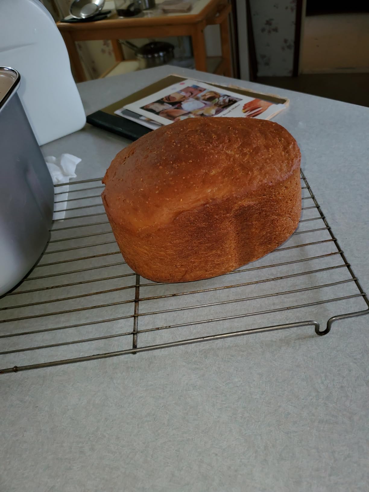 KBS 20-IN-1 Bread Maker with Custom Program, 650W Bread Machine with Nonstick Ceramic Pan & Stainless Steel Paddle, 2.2LB Bread Maker Machine, Polish Bread, Gluten-Free, Touch Panel,15H Timer,3 Colors customer photo 1