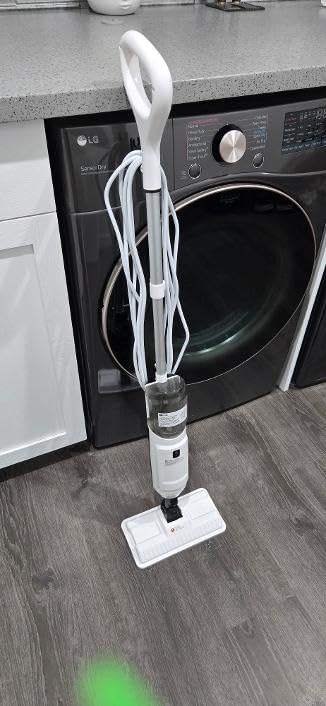 Steam Mop Cleaner 260°F Steam in 15s, 16.9oz Tank Hardwood and Tile | 99.9% Stains Removal, Chemical-free Cleaning Safe for Kids/Pets customer photo 2