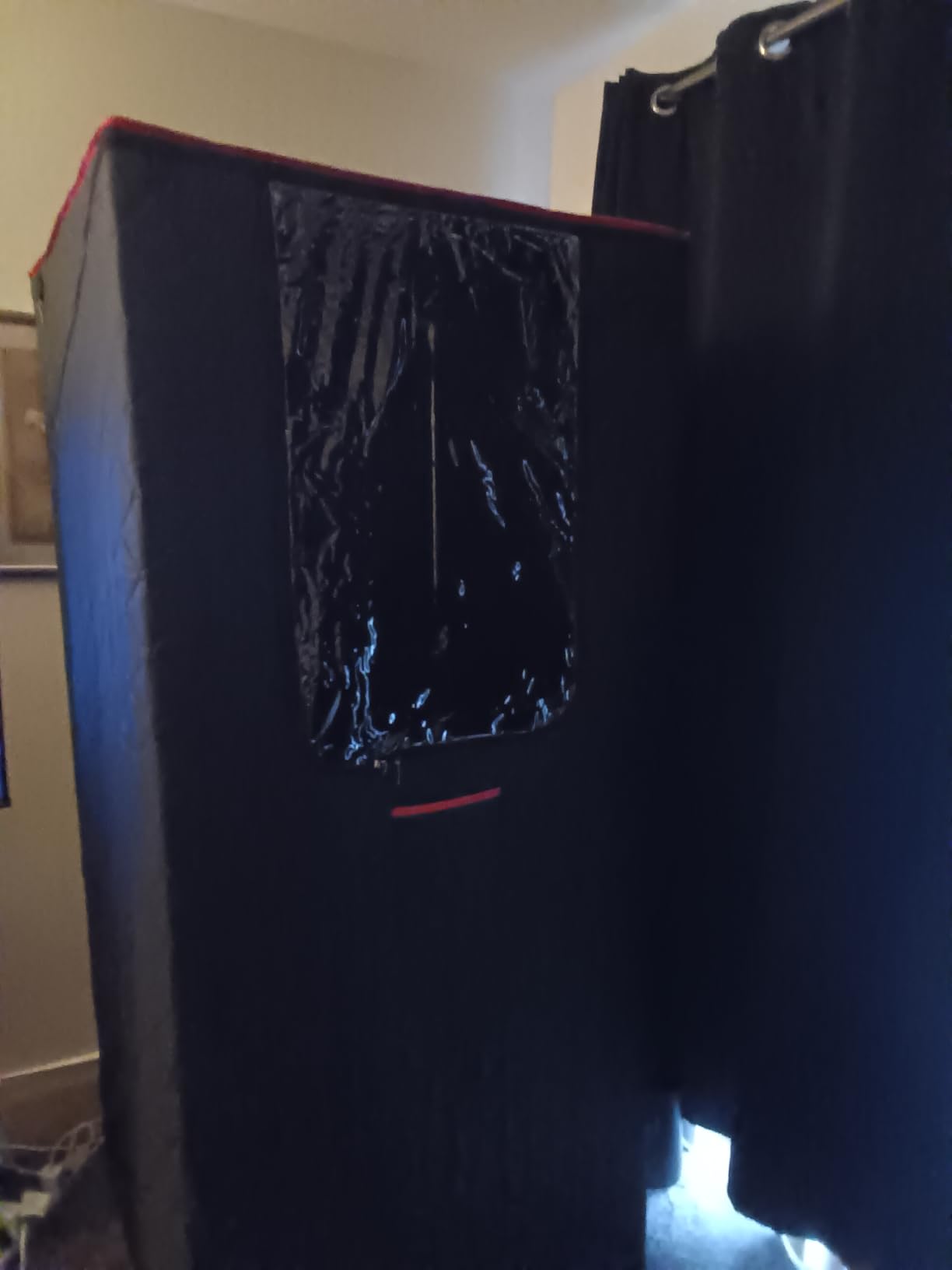 Manastin Upgraded Portable Steam Sauna for Home, Jet Black | Sauna Tent with 3L/1200W Steamer, XL Foldable and Remote Control, 99-Min Timer & 15 Power Levels, 2.6' x 2.6' x 5.9' customer photo 1