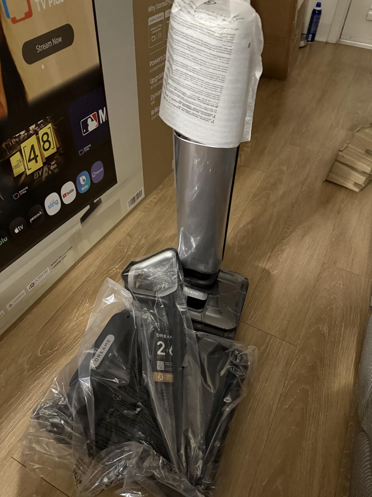 DREAME Aero Pro Wet Dry Vacuum Mop, Ultra-Slim with Hot Self-Cleaning/Self-Drying, 0 Hair Tangle Great for Pet Owner, Powerful Wet Dry Vacuum with 60min Runtime, Pick-up & Mop at The Same Time customer photo 2
