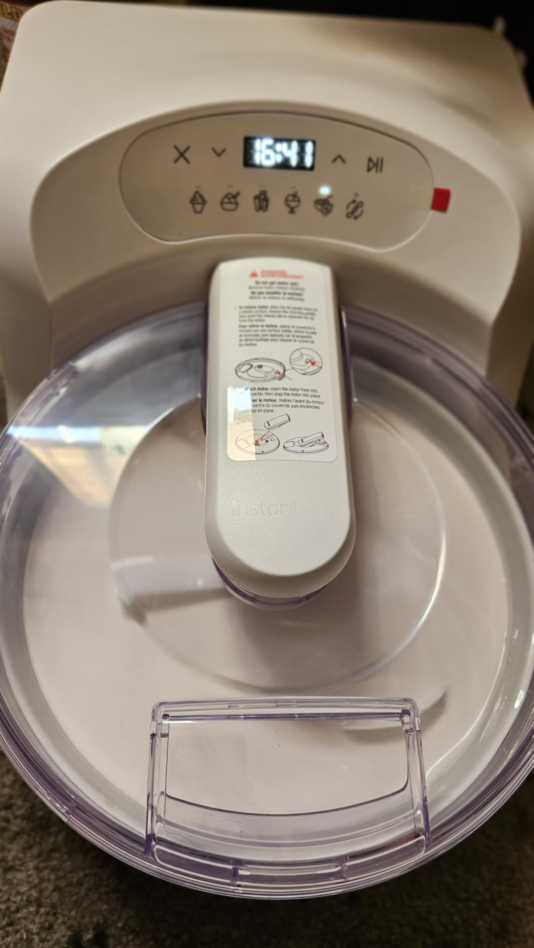Instant Pot InstantChill Ice Cream Maker with Built-In Compressor, No Pre-Freezing, Real Ice Cream in Minutes*, Gelato, Sorbet, Rolled, Non-Dairy, Mix-Ins, Easy Clean Up, Quiet, Makes Up to 2 Pints customer photo 1