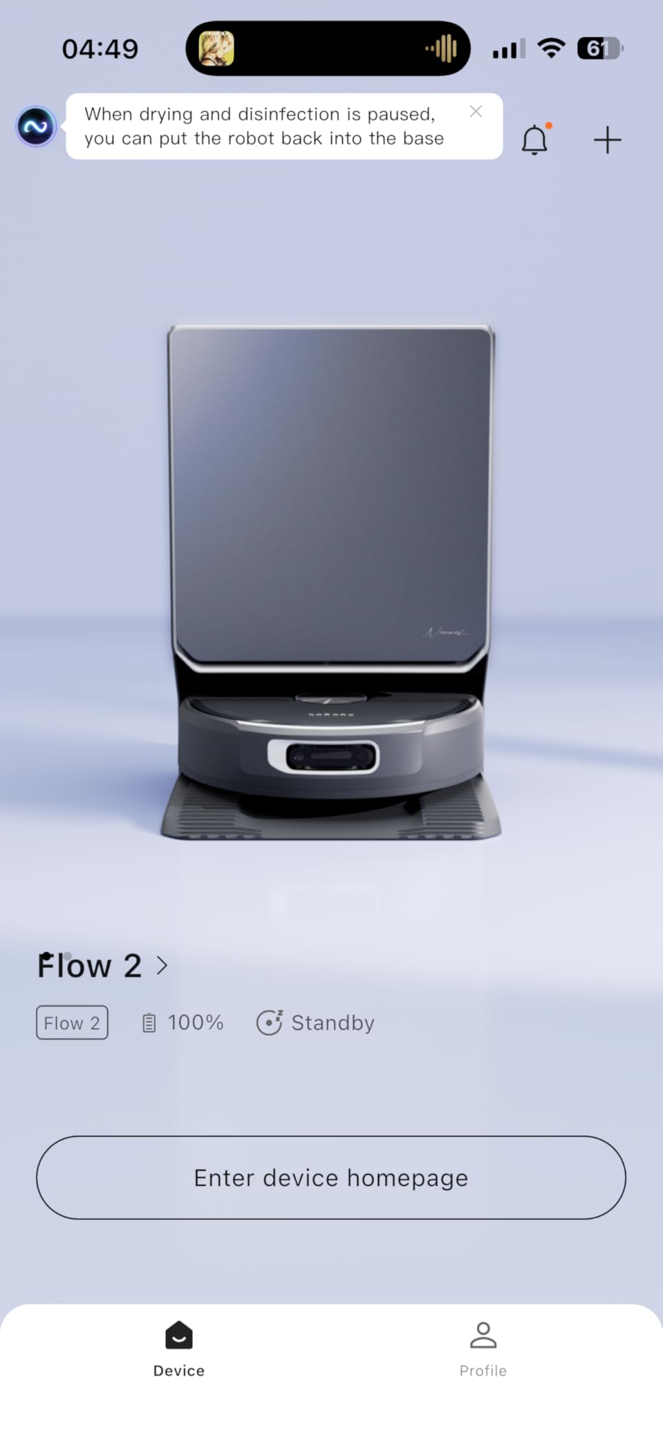 Narwal Flow 2 Robot Vacuum and Mop Combo, 31,000Pa, FlowWash Mop, Black customer photo 2