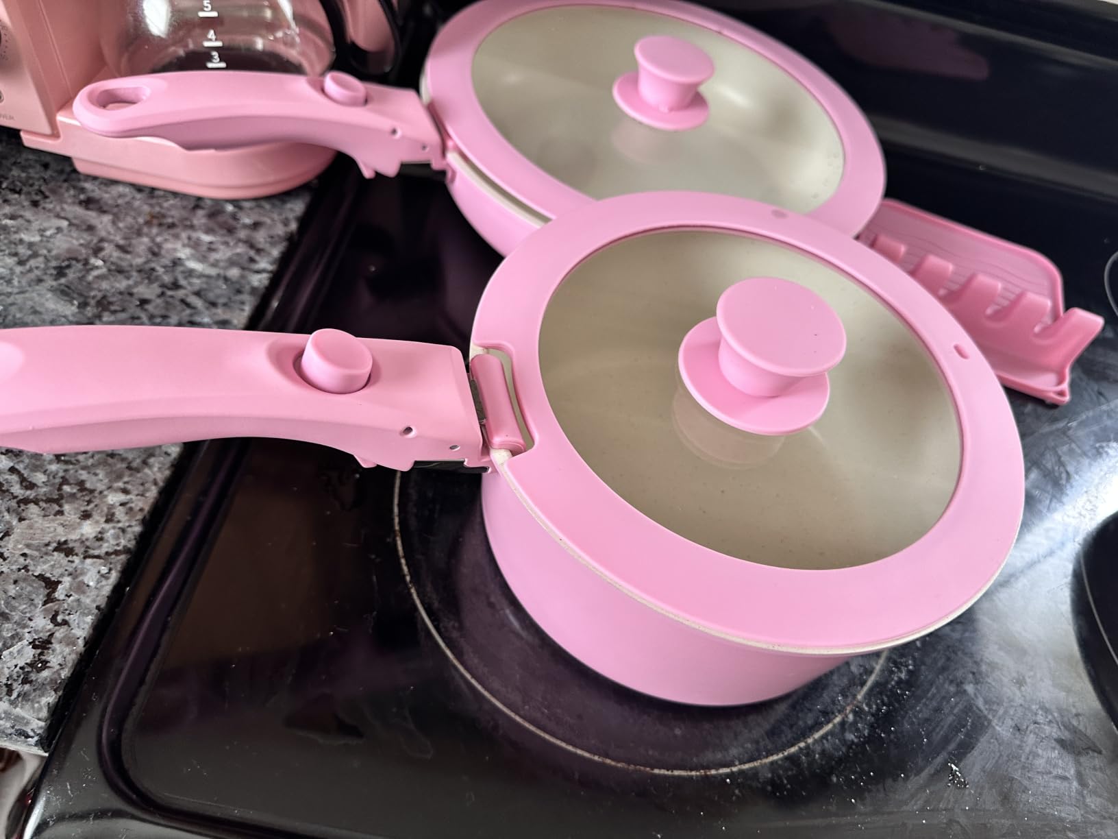 Umite Chef 21 Pcs Ceramic Cookware Set with Detachable Handle customer photo 2