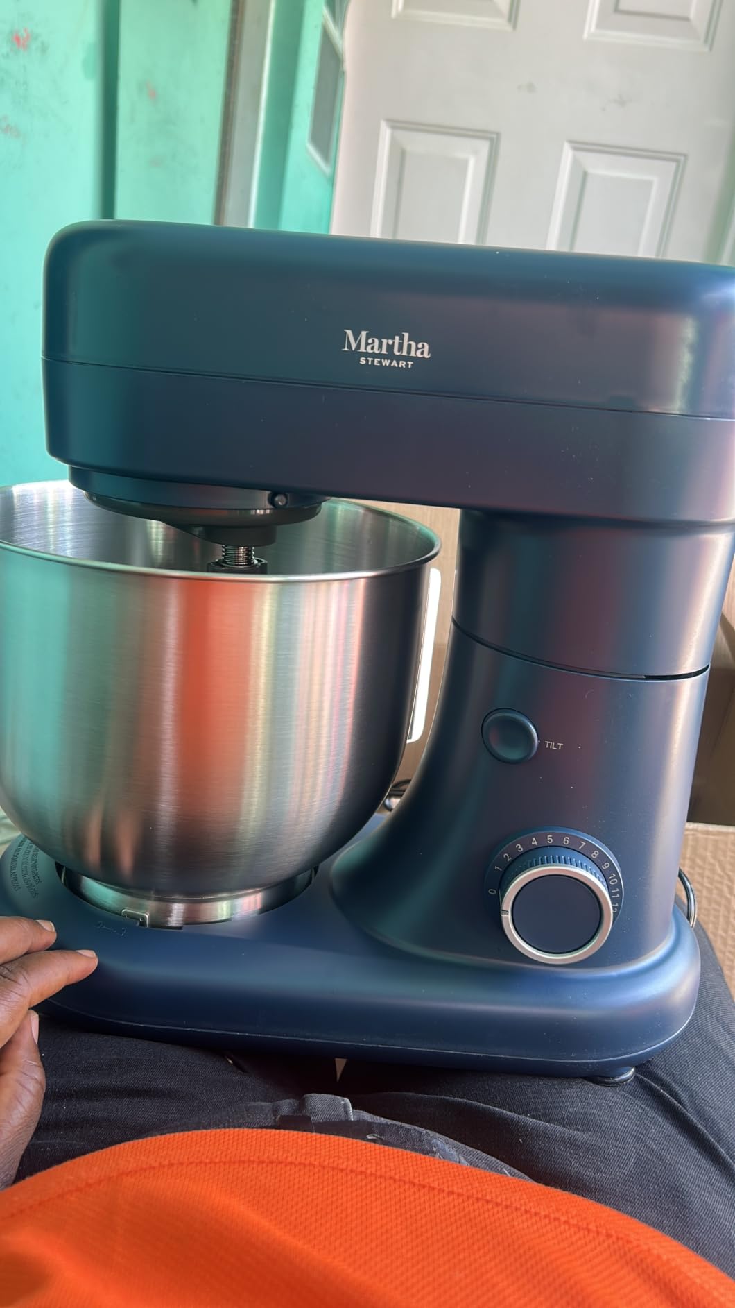 Martha Stewart 5.3Qt Stand Mixer, 12-Speed Tilt-Head Electric Kitchen Mixer with Stainless Steel Bowl, Dough Hook, Whisk & Beater customer photo 2