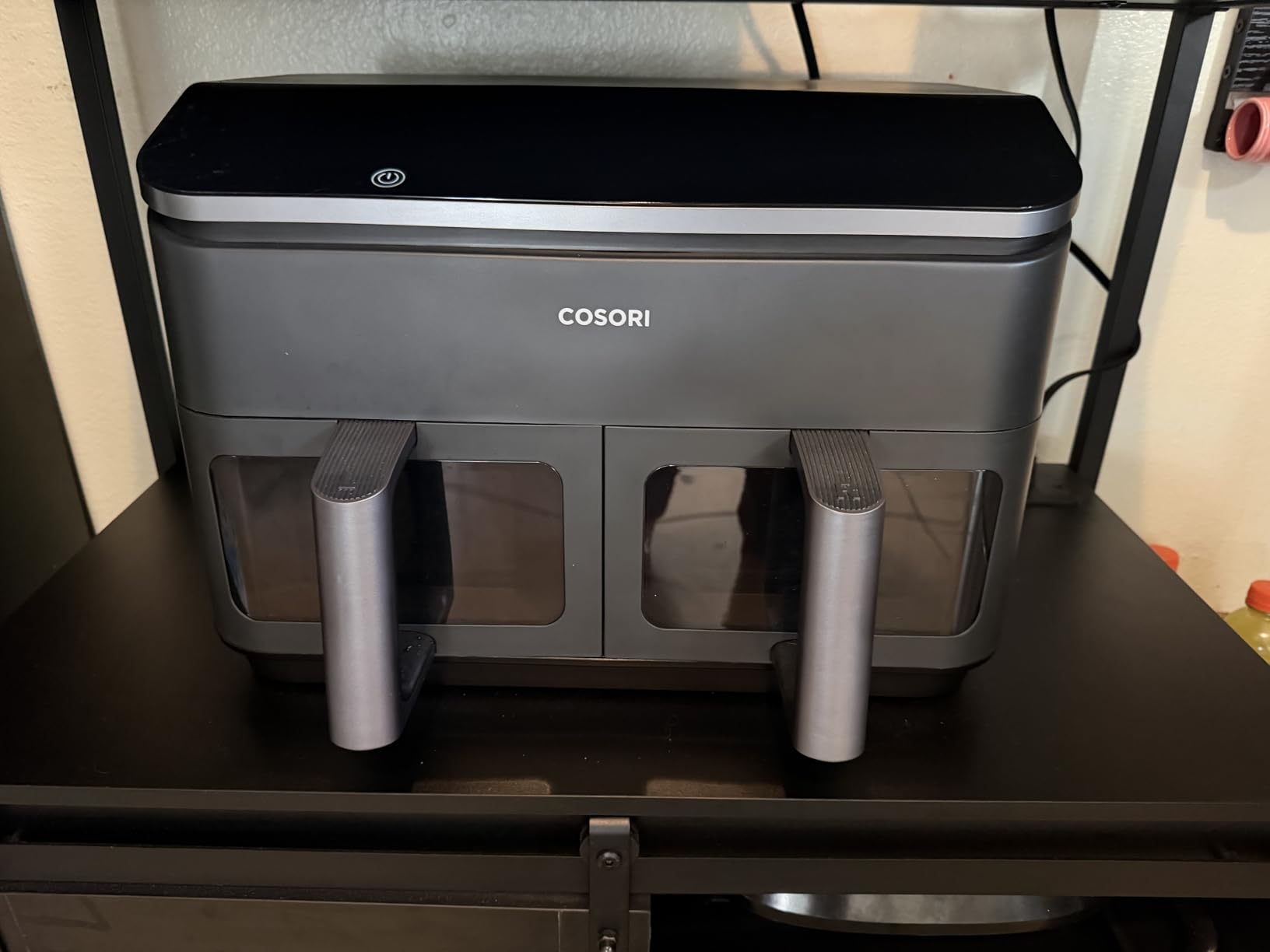 Cosori TWINFRY 9 QT Double Air Fryer, Removable Divider, PFAS-Free Ceramic, Dual 4.5Qt & Full 9Qt, Match&Sync customer photo 2