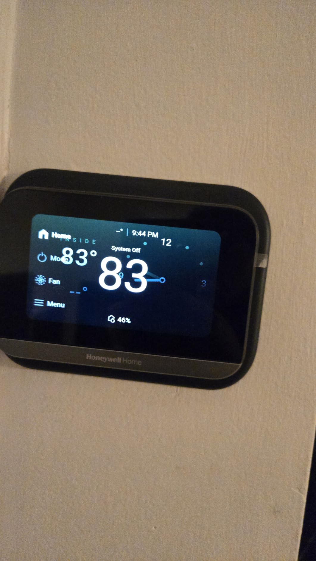Honeywell Home X7S Smart Wi-Fi Programmable Thermostat, Black | Humidity Monitoring, 4.3