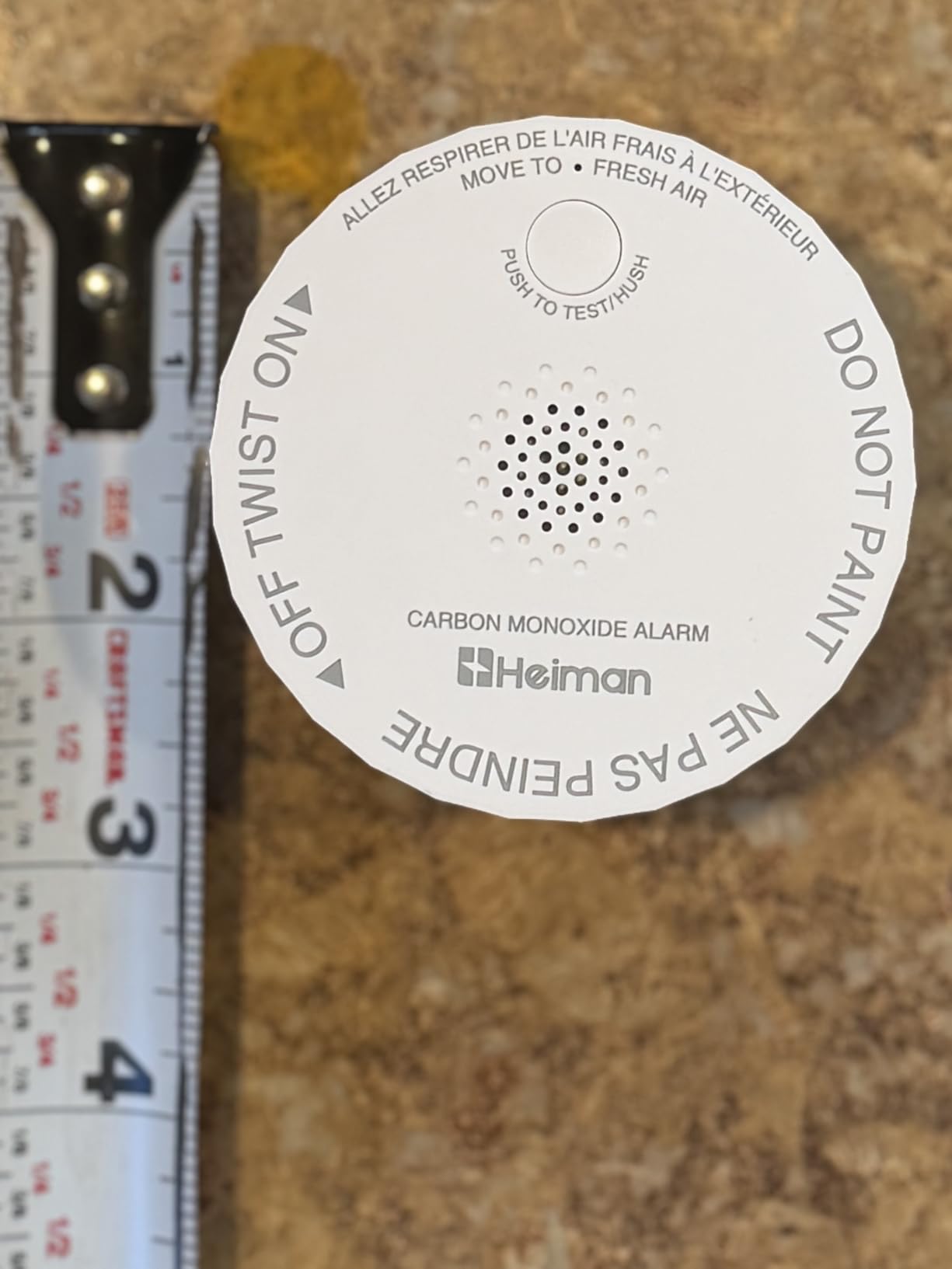Heiman Smart Carbon Monoxide Detectors, 3-Pack Interconnected, with Gateway customer photo 1