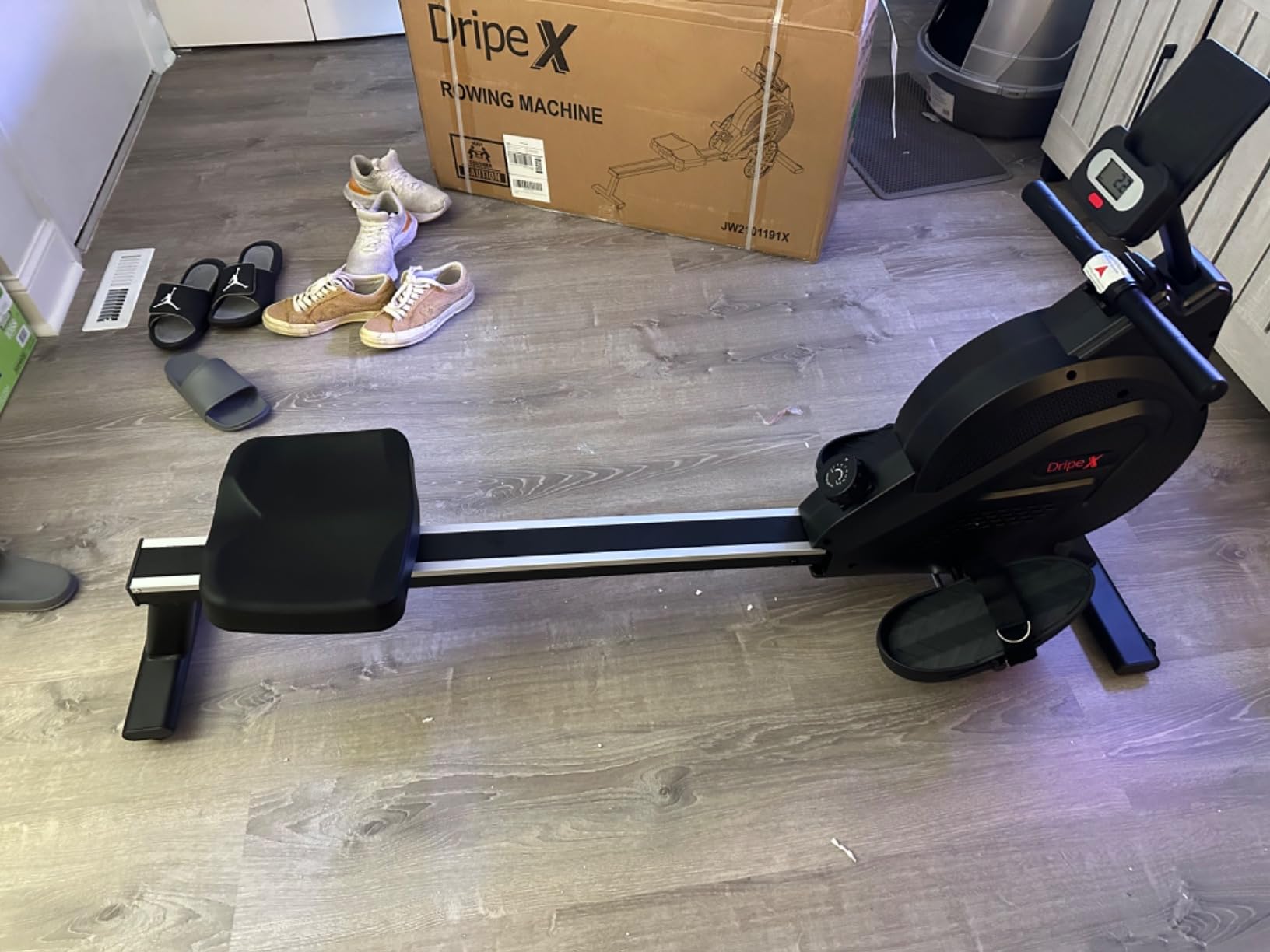 Dripex Water Rowing Machine, Foldable Rowing Machines for Home, Max 400 LBS customer photo 2