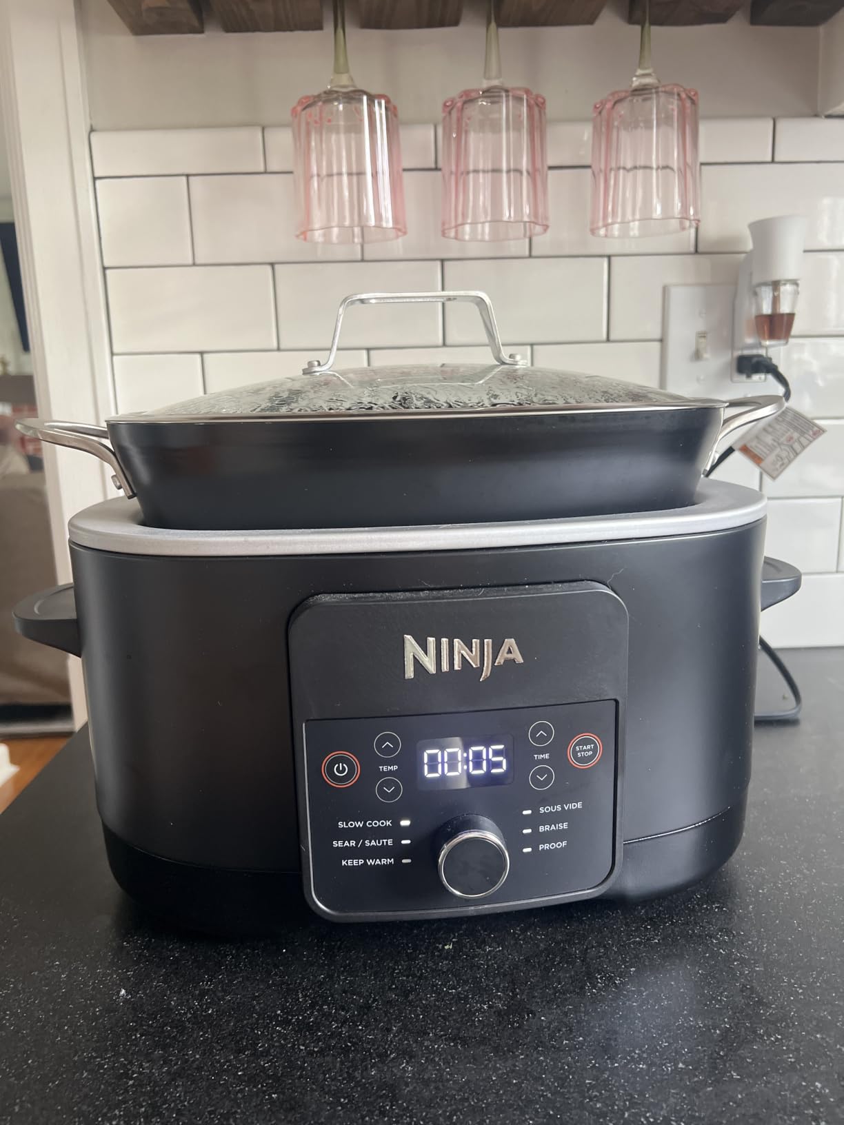 Ninja MC2001 PossibleCooker PRO Plus, 8.5-QT Multicooker, 9 Functions, Slow Cook, Sear, Sauté, Proof, Pasta/Rice, Replace 16 Kitchen Tools, Oven-Safe Ceramic Pot, 1400-Watt, Blue (2026 Release) customer photo 1