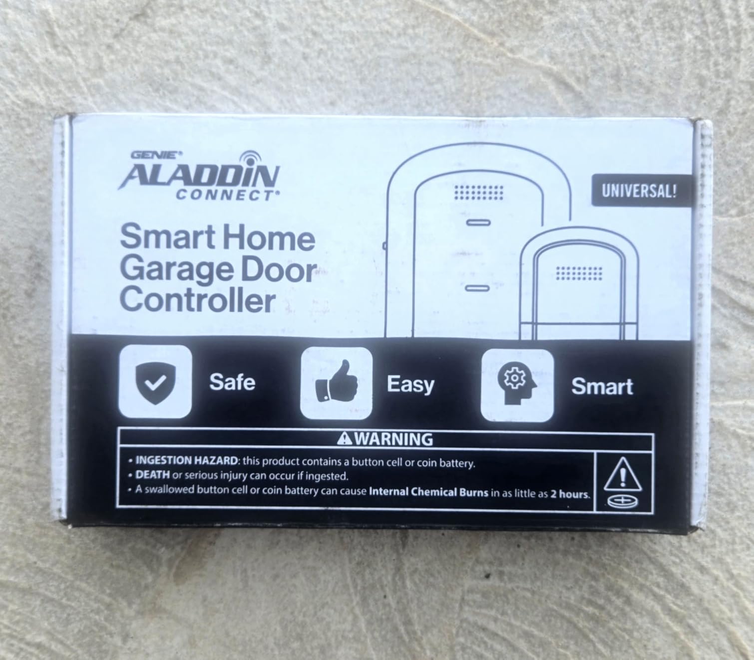 Genie Aladdin Connect Smart Garage Door Controller, Single Door Kit ALKT2-R | Wi-Fi Enabled, App Control, Works with Most Major Brands, Monitor & Control Garage from Anywhere with iOS & Android Devices customer photo 1