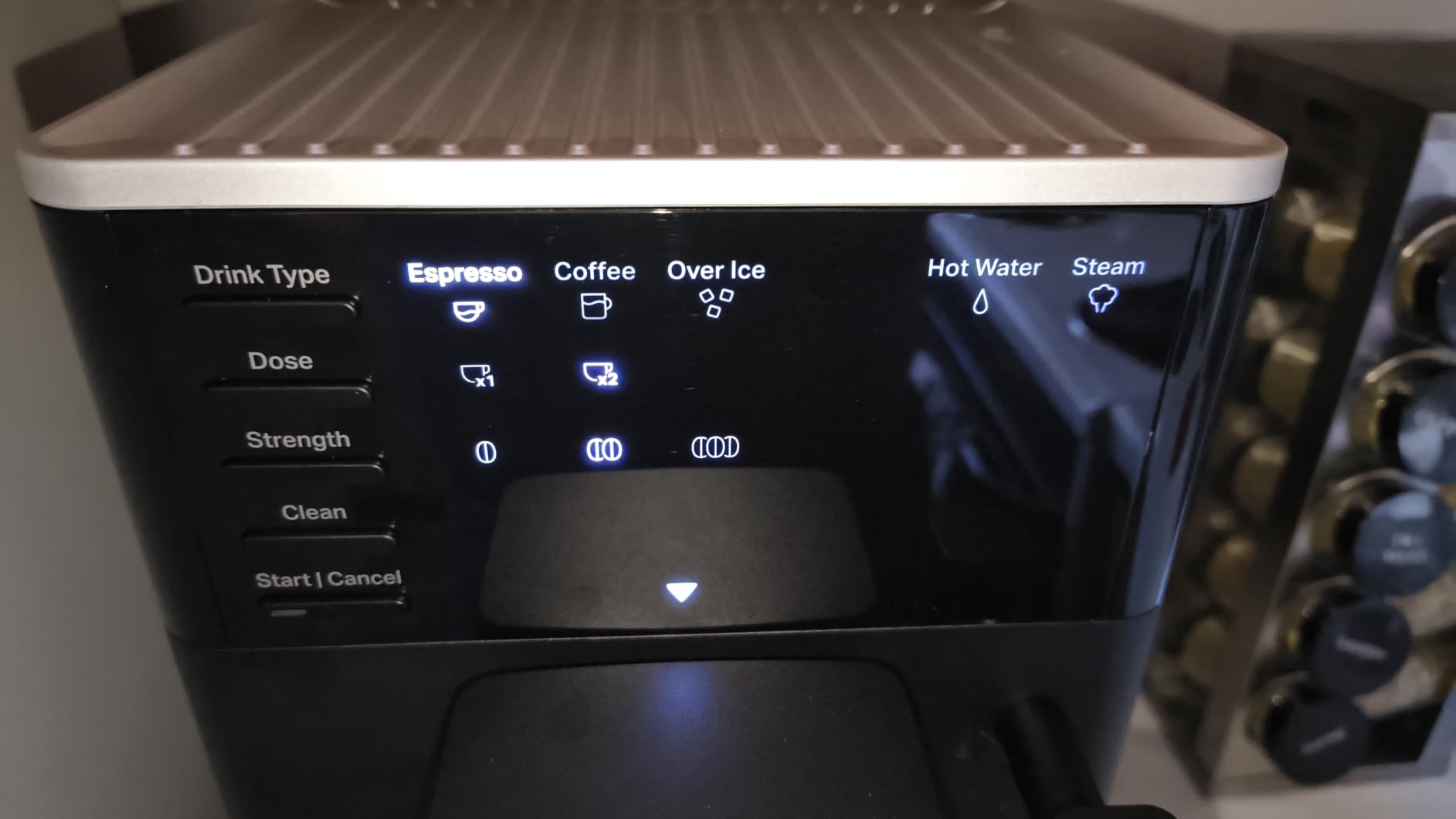 KitchenAid Fully Automatic Espresso Machine KF2 with 6 Hot and Iced Coffee Options | Built-In Grinder | Steam Wand, Black Matte KES8452 customer photo 1