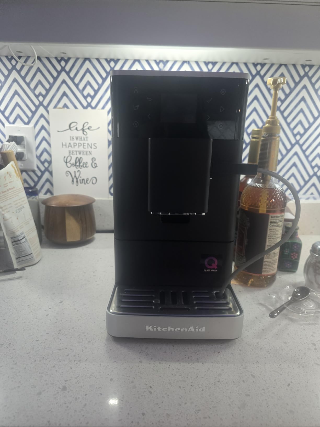 KitchenAid Fully Automatic Espresso Machine KF3 With Iced Coffee, KES8453 | 15+ Hot and Iced Coffee Options, Auto Milk System, Built-in Grinder, Black Matte customer photo 1