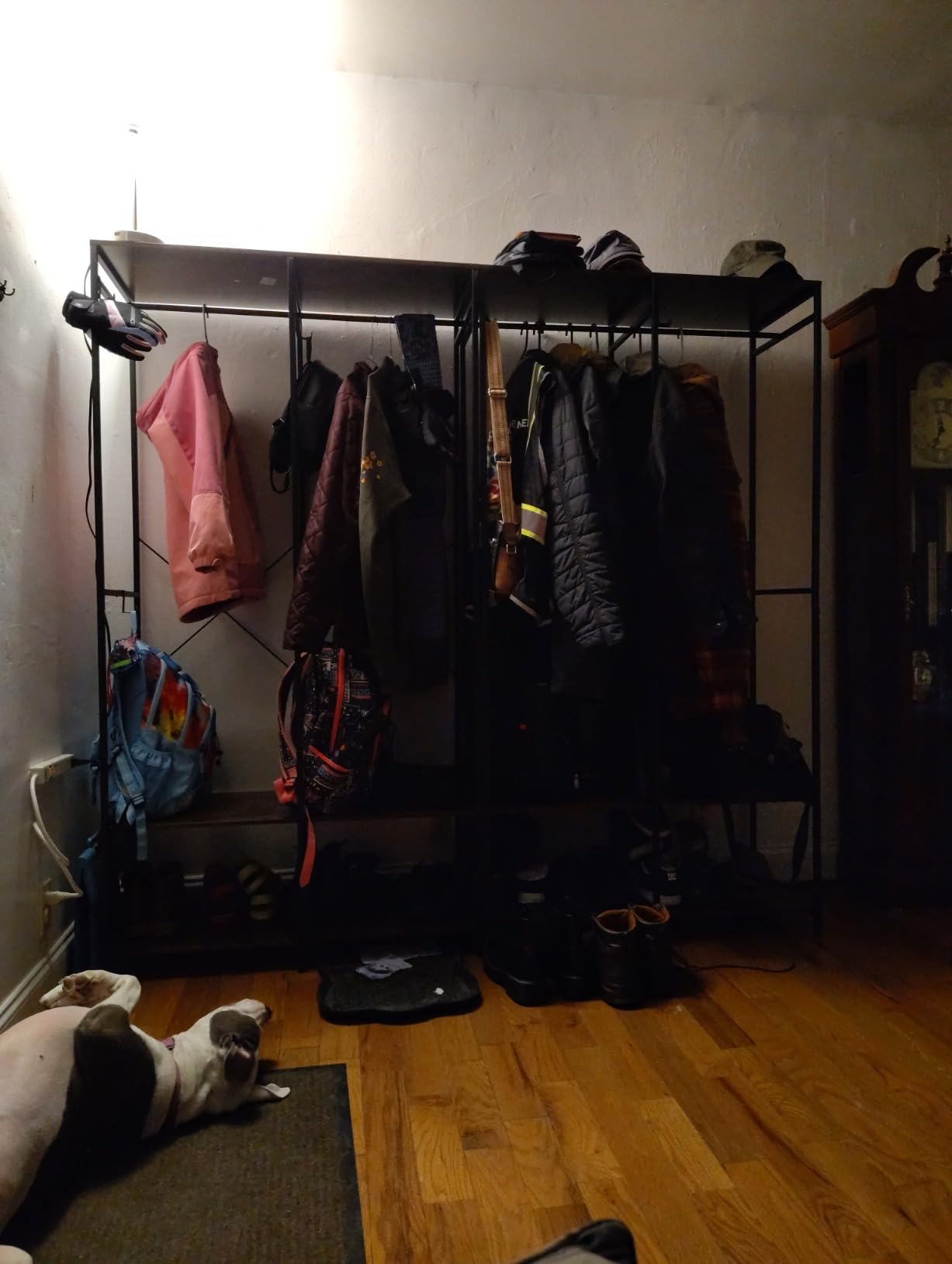 SONGMICS Closet System, Customizable Walk-In Closet Organizer System | Fits Spaces 6.5-10.2 ft with Adjustable Hanging Rods and Drawers, White, CUSTOS Collection URGR043WZ01S customer photo 1