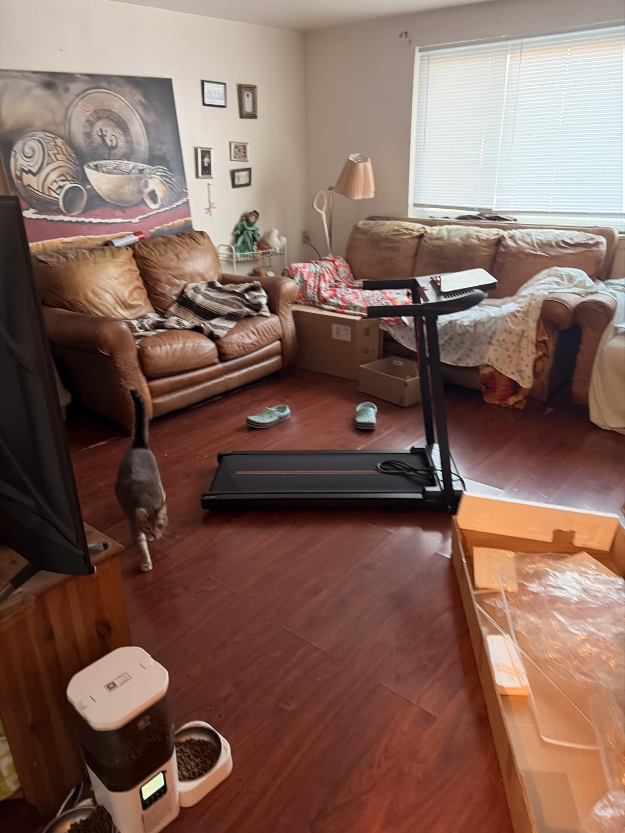 Treadmills for Home Walking Pad - Foldable Treadmill Under Desk with Handle Bar customer photo 2