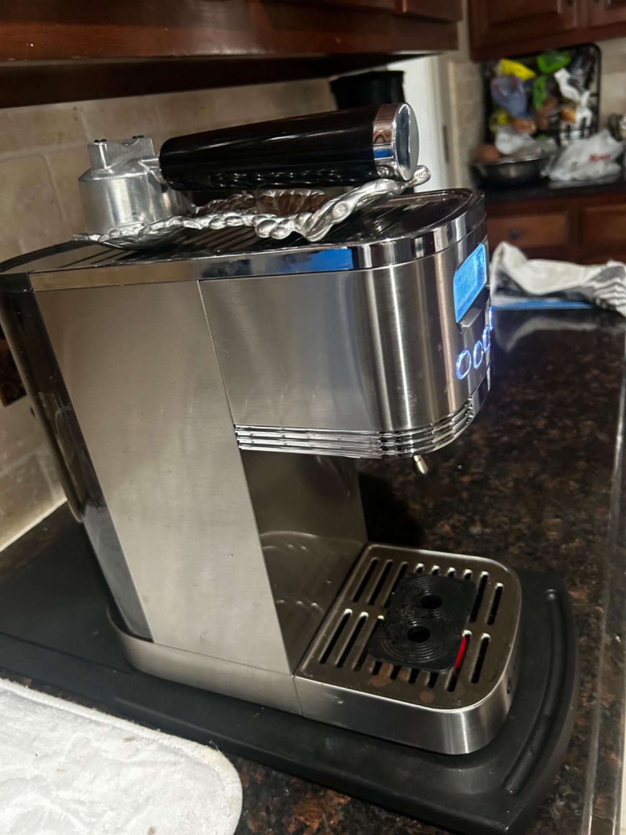AMZCHEF 20 Bar Home Espresso Coffee Machine with LED Touchscreen customer photo 1