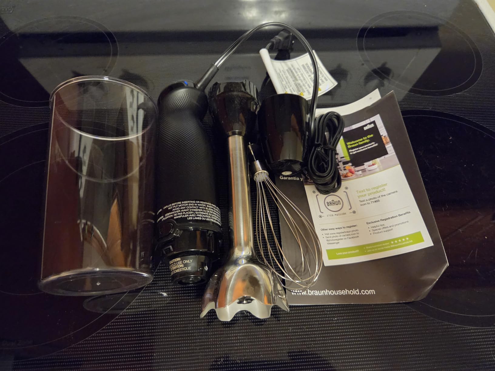 Braun MultiQuick 5 MQ515 Hand Blender, 500W, Dual Speed, Beaker & Whisk | #1 Hand Blender Brand, 3-in-1 Immersion, Single Hand Operation, Ergonomic Handle, SplashControl Technology customer photo 2