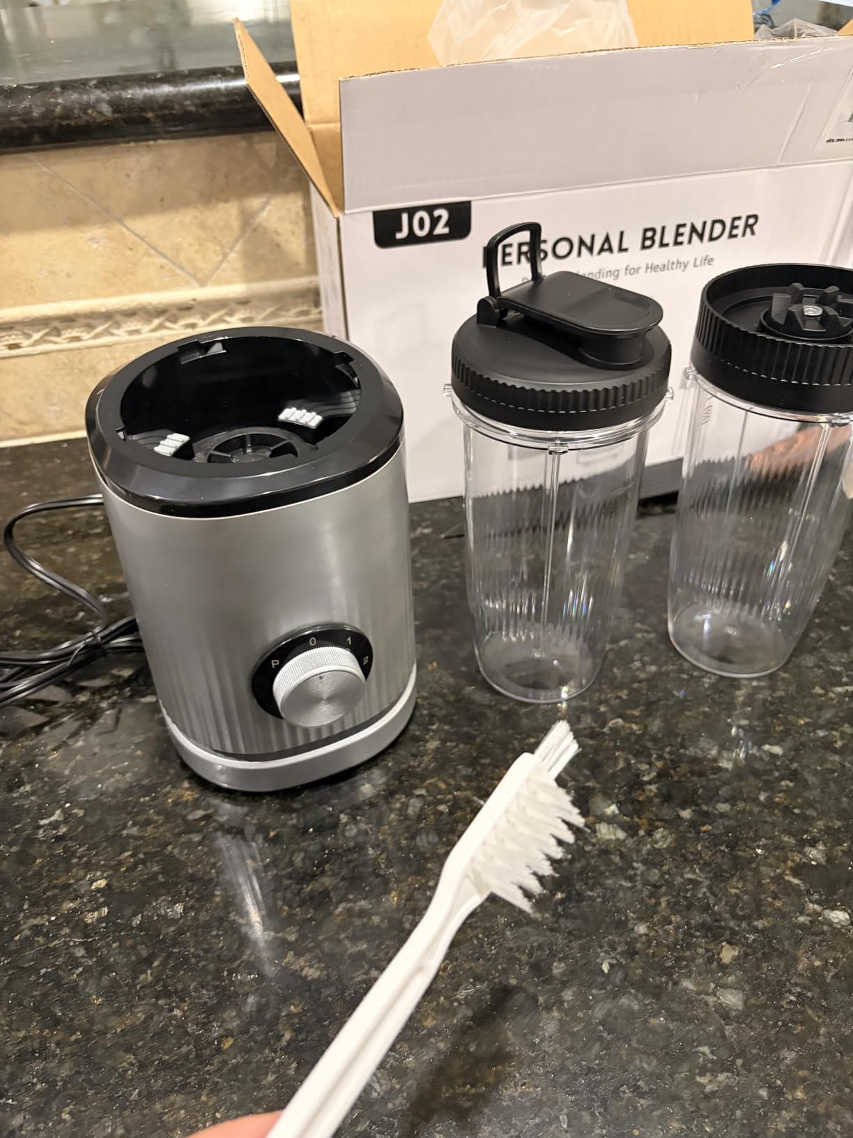 Turelar Personal Blender for Smoothies 2*24oz To-Go Cups, Adjustable Speed | Single Serve Portable Smoothie Maker for Shakes & Frozen Drinks, Food Prep, w Nutritious Recipe, BPA-Free, Upgraded Version customer photo 2