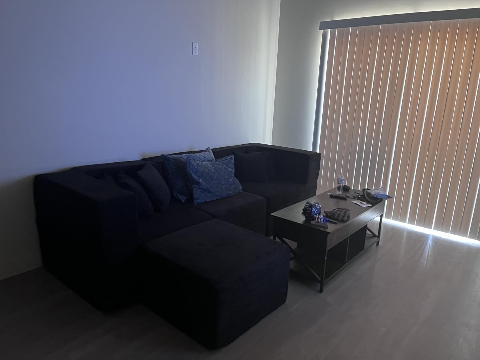 MONVANE Modular Sectional Sofa, Oversized 12 Seat Convertible U Shaped Couch with Ottoman, Comfy Chenille Cloud Couch with Pillow, Sectional Couches for Living Room, No Assembly Required, Light Grey customer photo 1