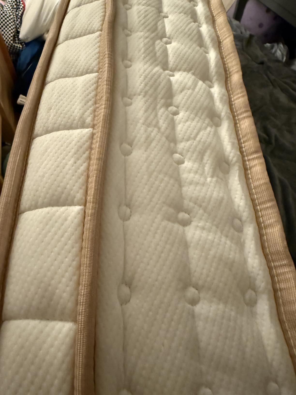 BedStory Firm King Mattress - 14 Inch Hybrid King Size Mattress with Low Motion Transfer and Orthopedic Lumbar Support - CertiPUR-US Certified Non-Toxic Materials customer photo 2