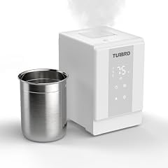 TURBRO 4L Stainless Steel Warm Mist Humidifier, 500mL/h Steam Vaporizer | Dishwasher Safe, Filter-Free, ETL-Certified, Auto Shut-off, Child Lock, No White Dust, Sleep Mode for Bedroom customer photo 1