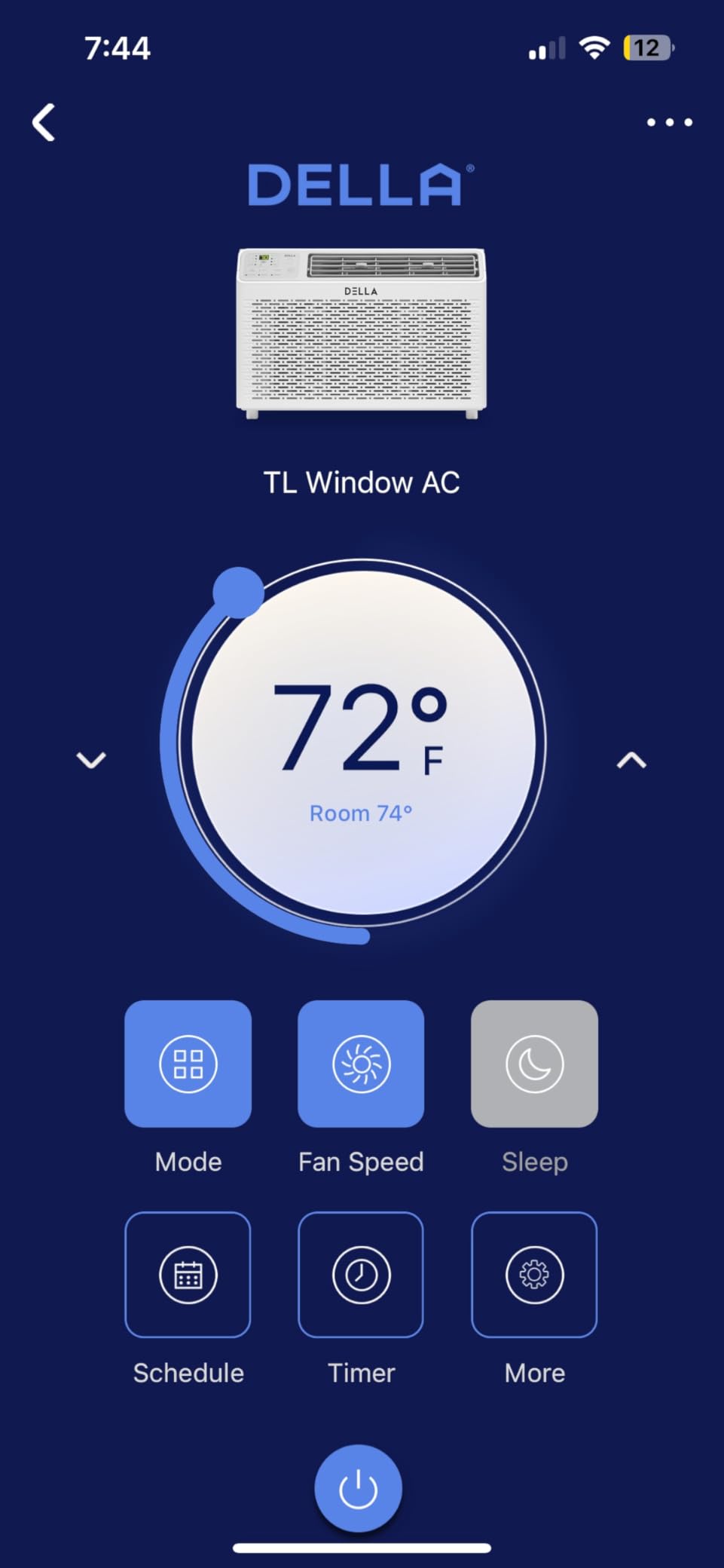 DELLA 6000 BTU AC Unit with Energy Saving Window Air Conditioner,WIFI Smart Controls, GEO Location, Work with Alexa, Cools Up to 250 Sq. Ft, Easy Install,Reusable Filter,Remote, Dehumidifier, Fan customer photo 1