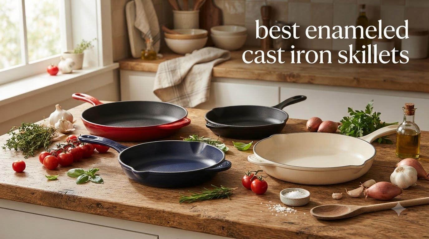 best enameled cast iron skillets