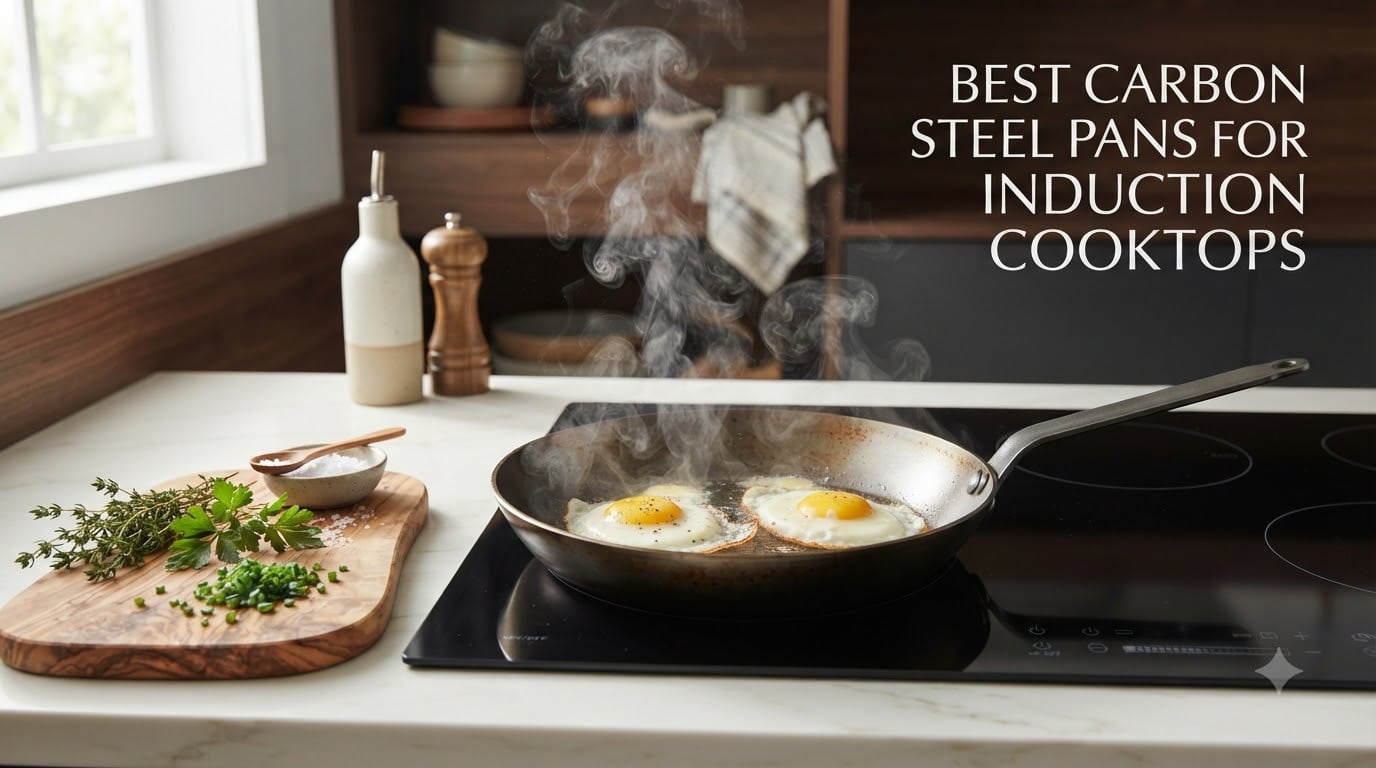 best carbon steel pans for induction cooktops