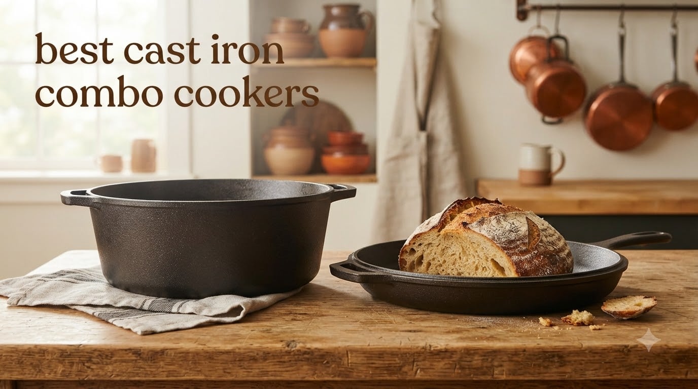 best cast iron combo cookers