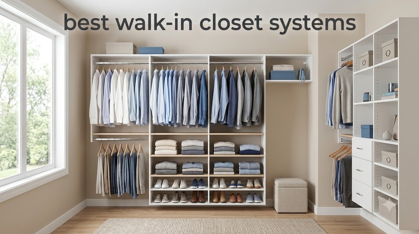best walk-in closet systems
