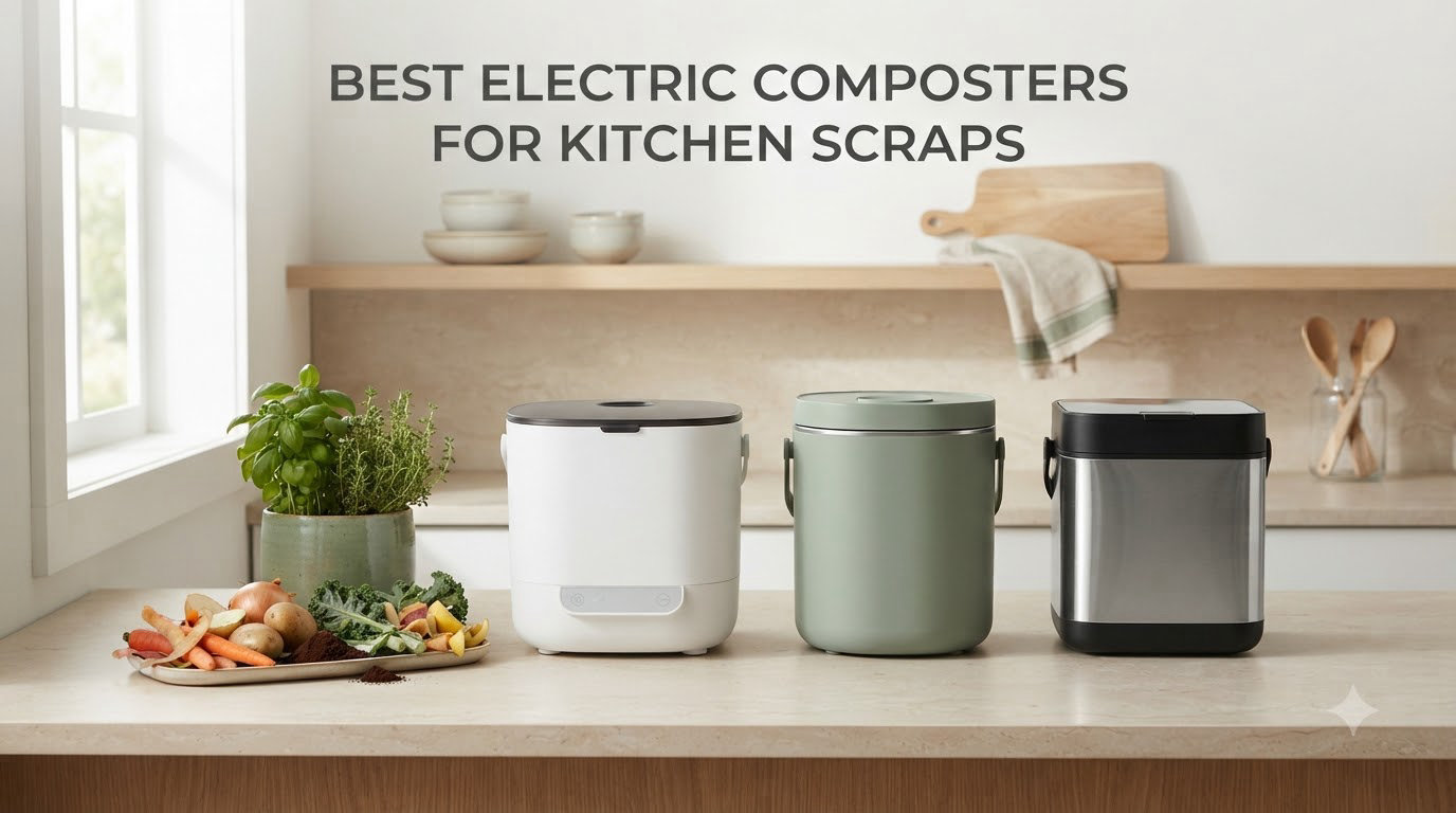 best electric composters for kitchen scraps