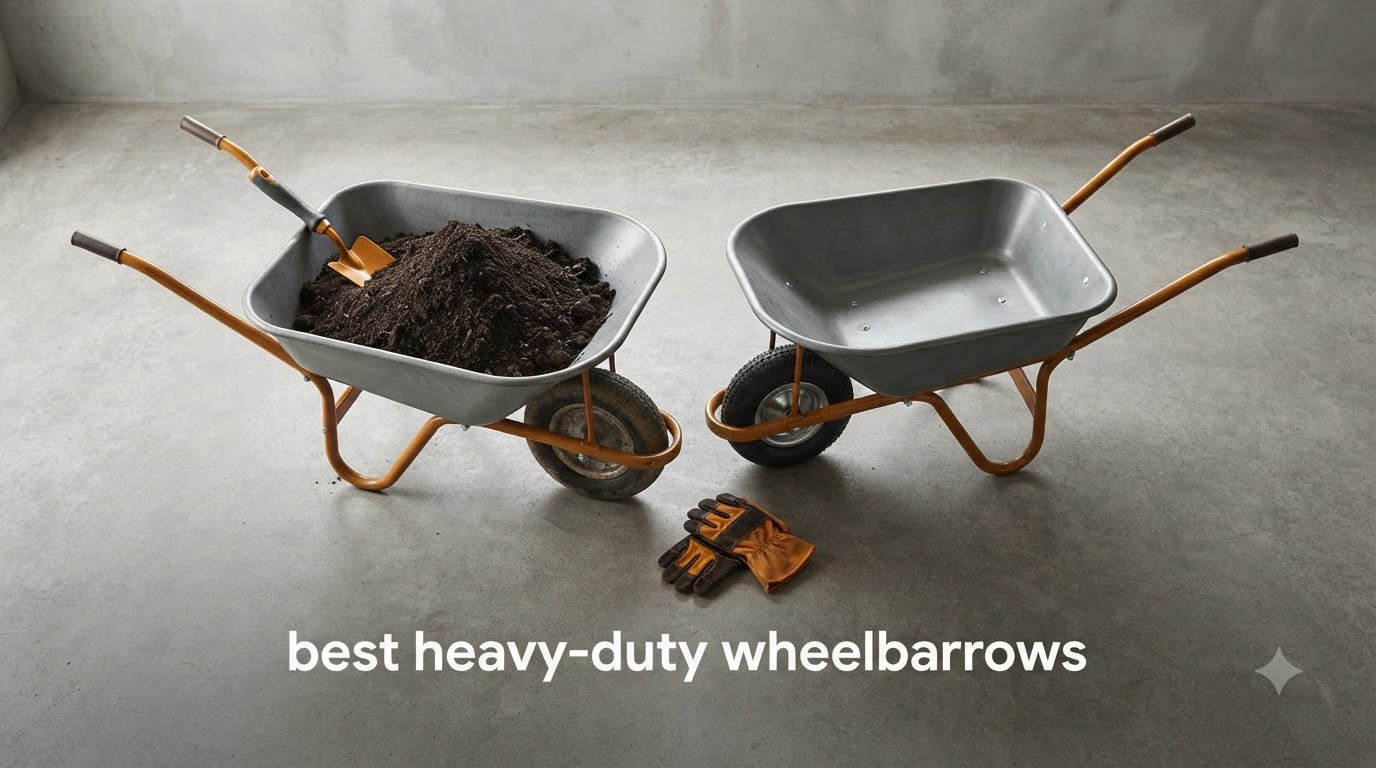 best heavy-duty wheelbarrows
