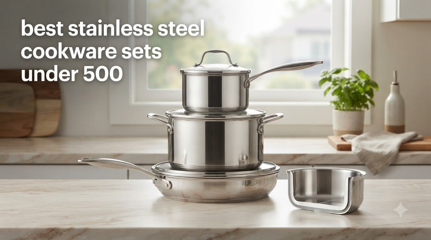 best stainless steel cookware sets under 500