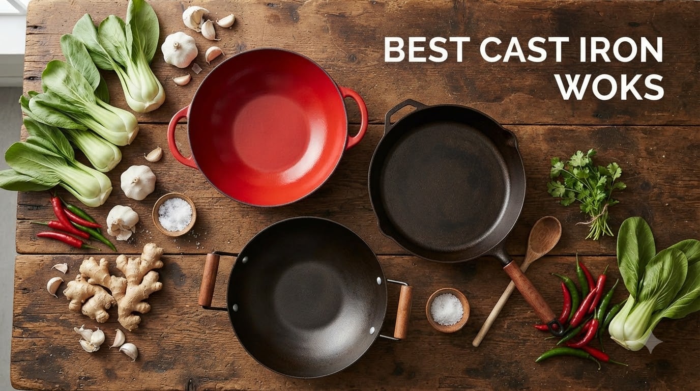 best cast iron woks