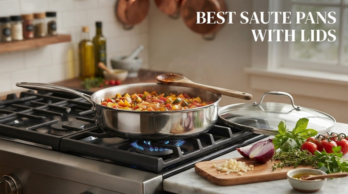 best saute pans with lids